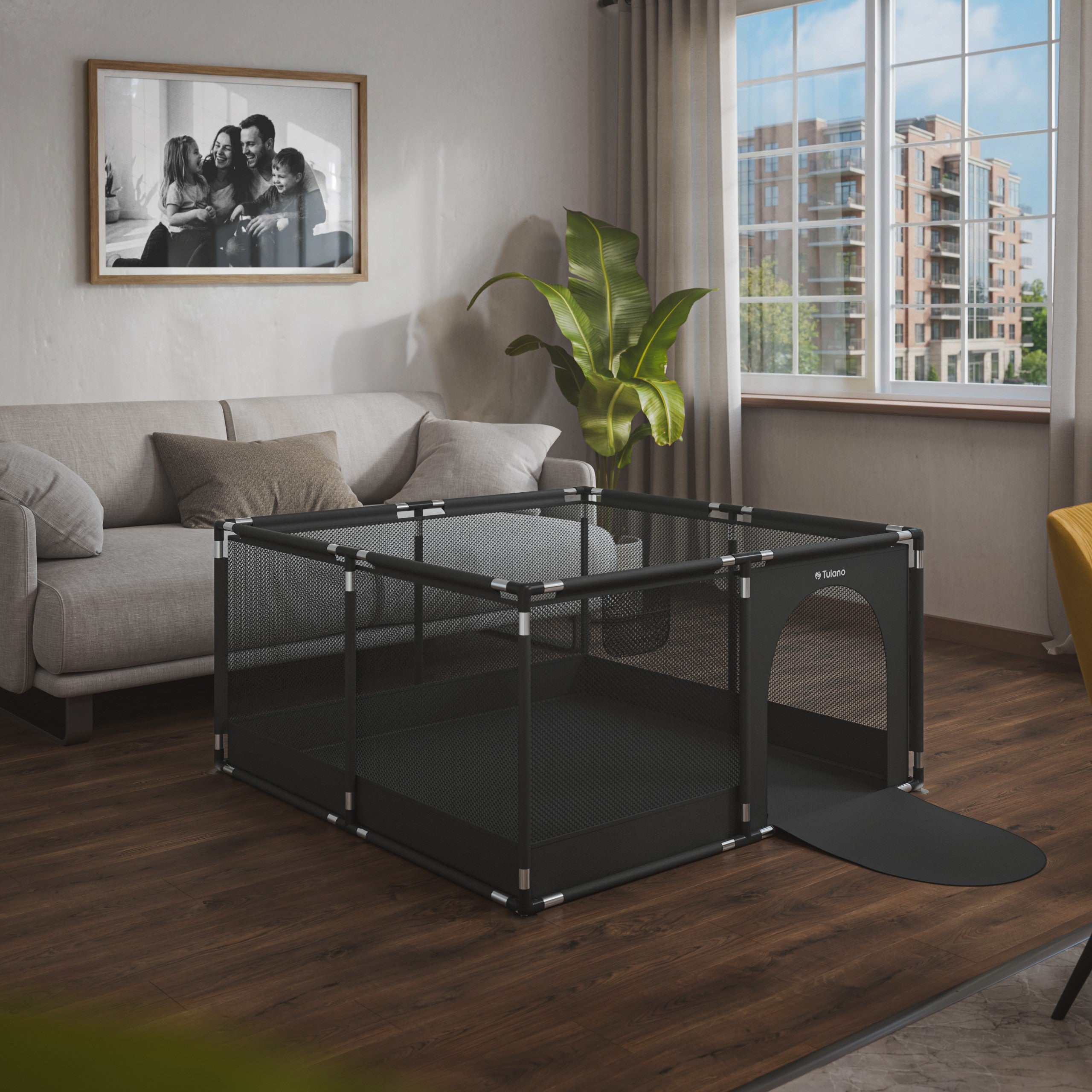 OUTLET Babybed Tulano Cozy 20 Graphite - 130 cm