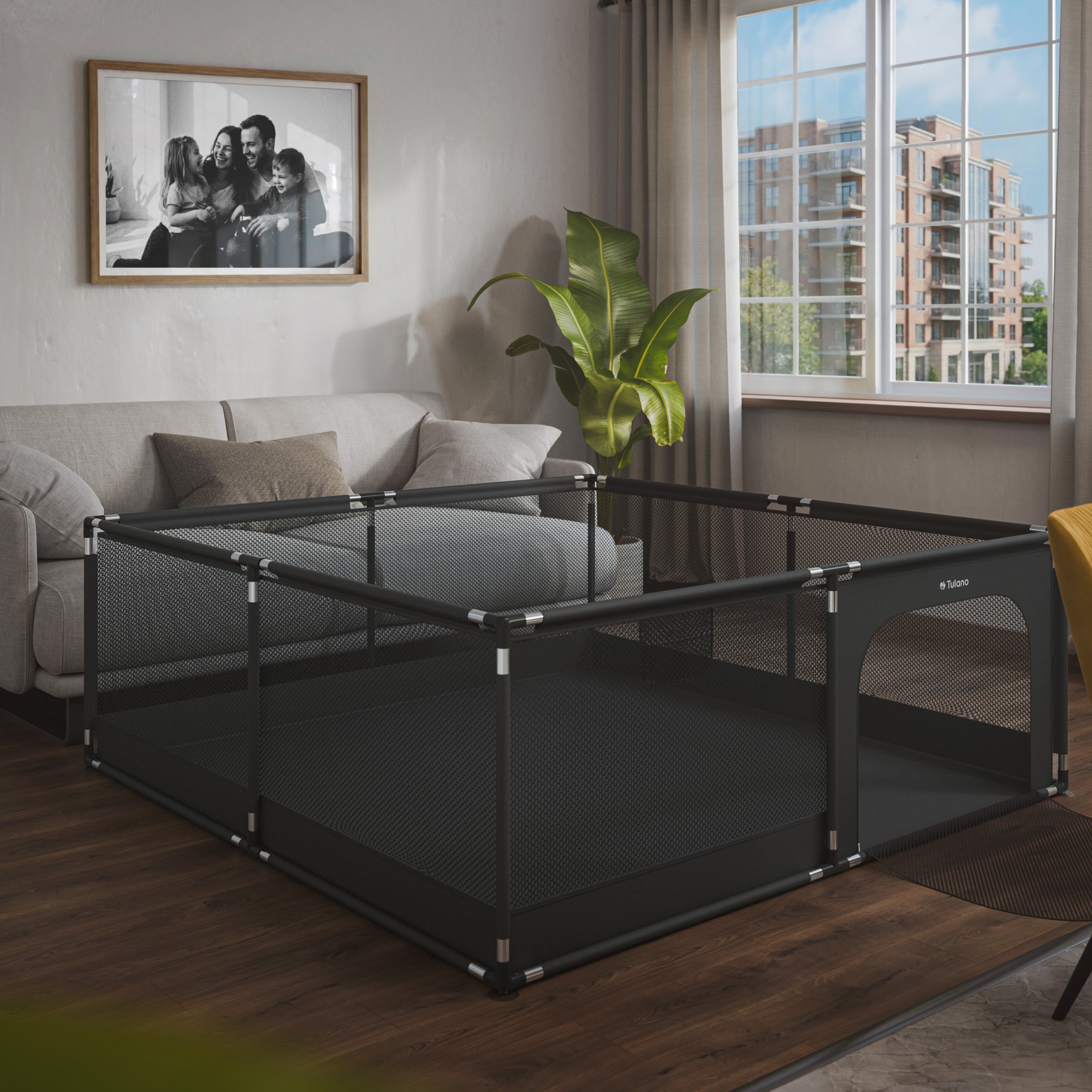 Tulano Cozy 28 Graphite kinderbox - 200 cm