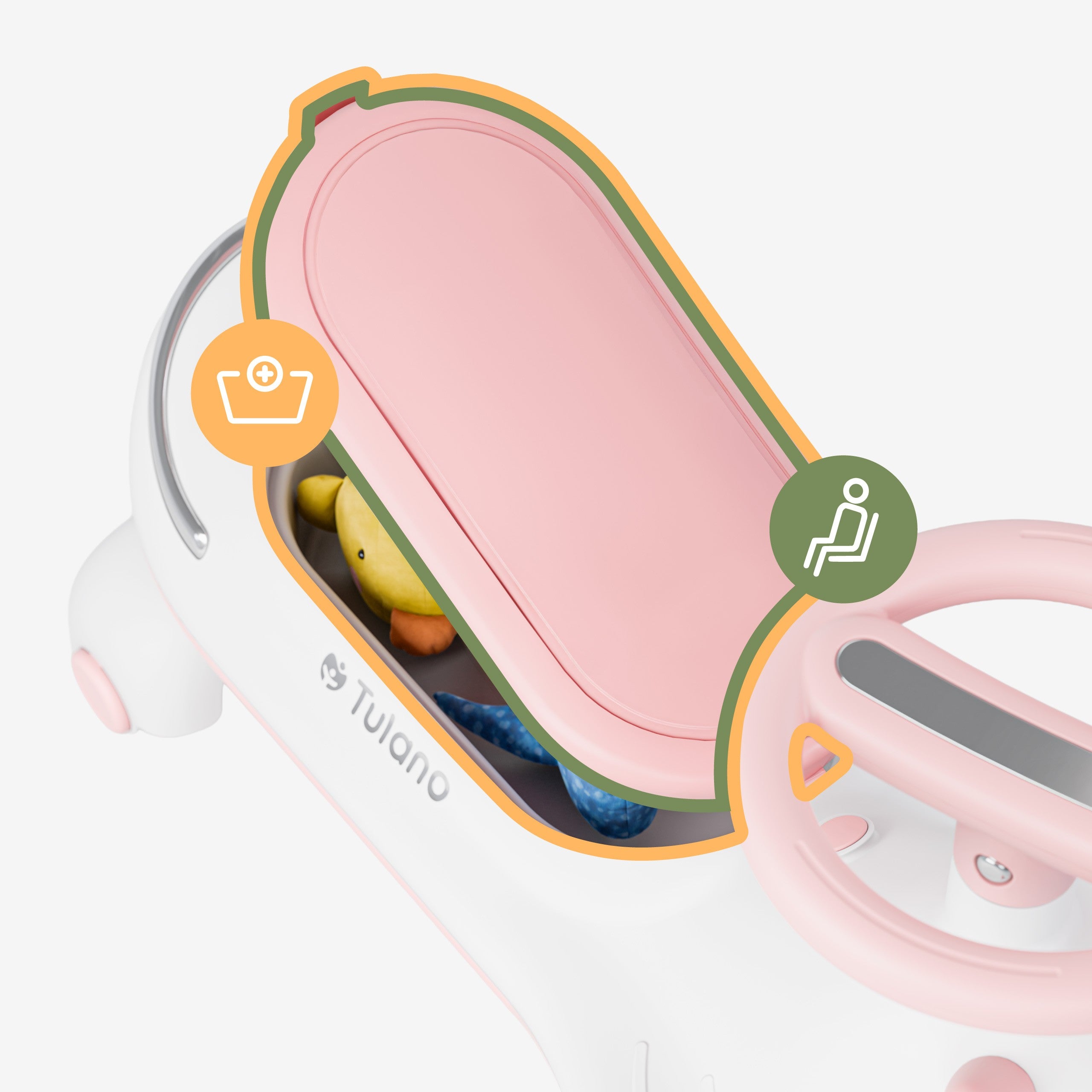 Tulano Focus 45 Roze LED zwaartekrachtbaan voor kinderen
