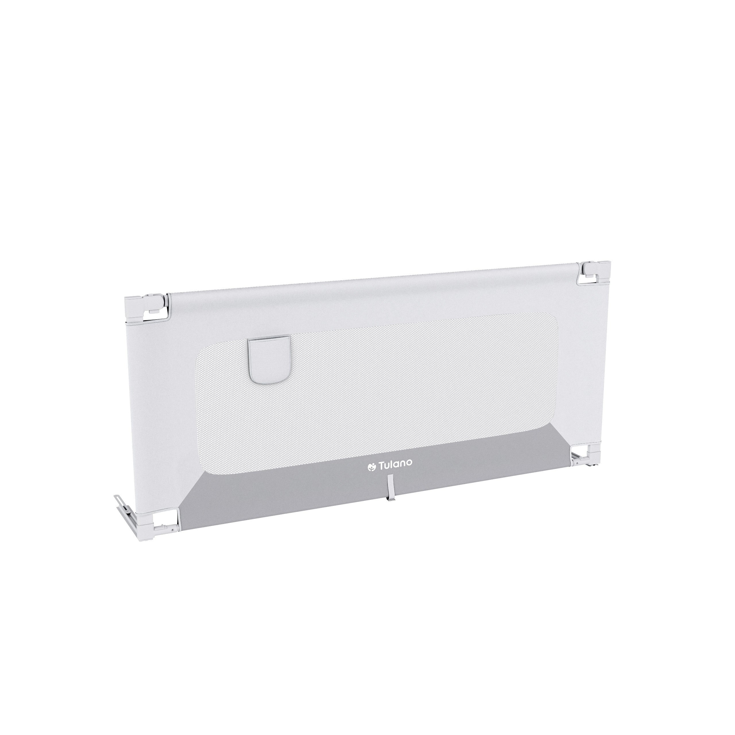 Veiligheidshek voor bed 160cm Tulano Cover 46 Wit-Grijs