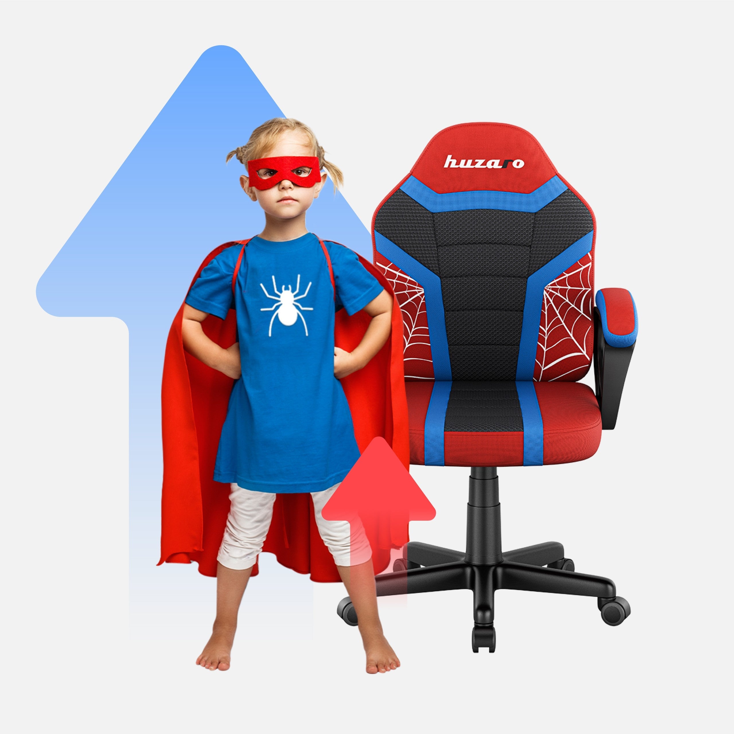 OUTLET Kinderstoel Huzaro Ranger 1.0 Spider Mesh
