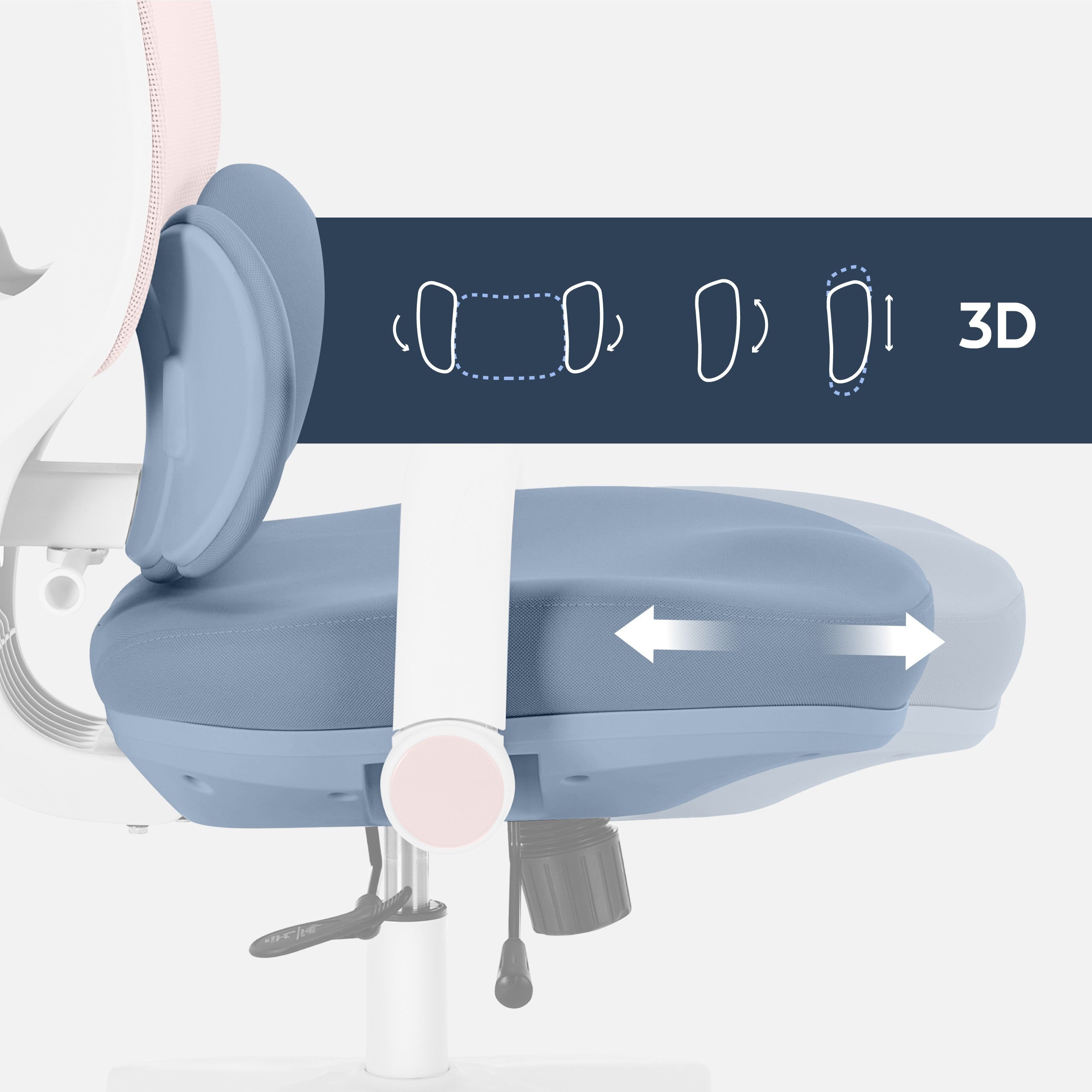 Mark Adler Junior 6.3 Roze ergonomische kinderstoel