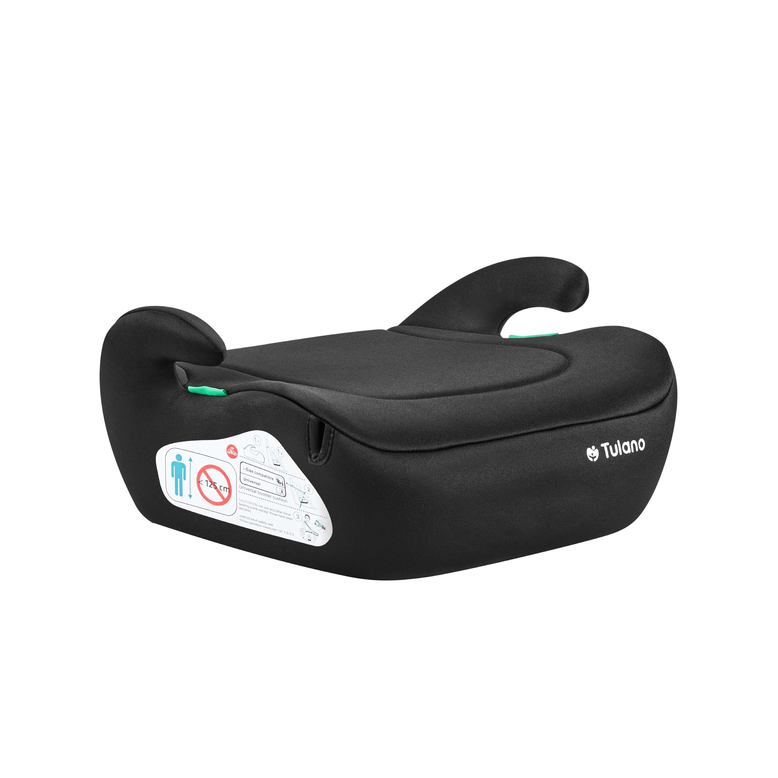 Tulano Cabby 20 Zwart 125-150cm I-Size basis autostoel