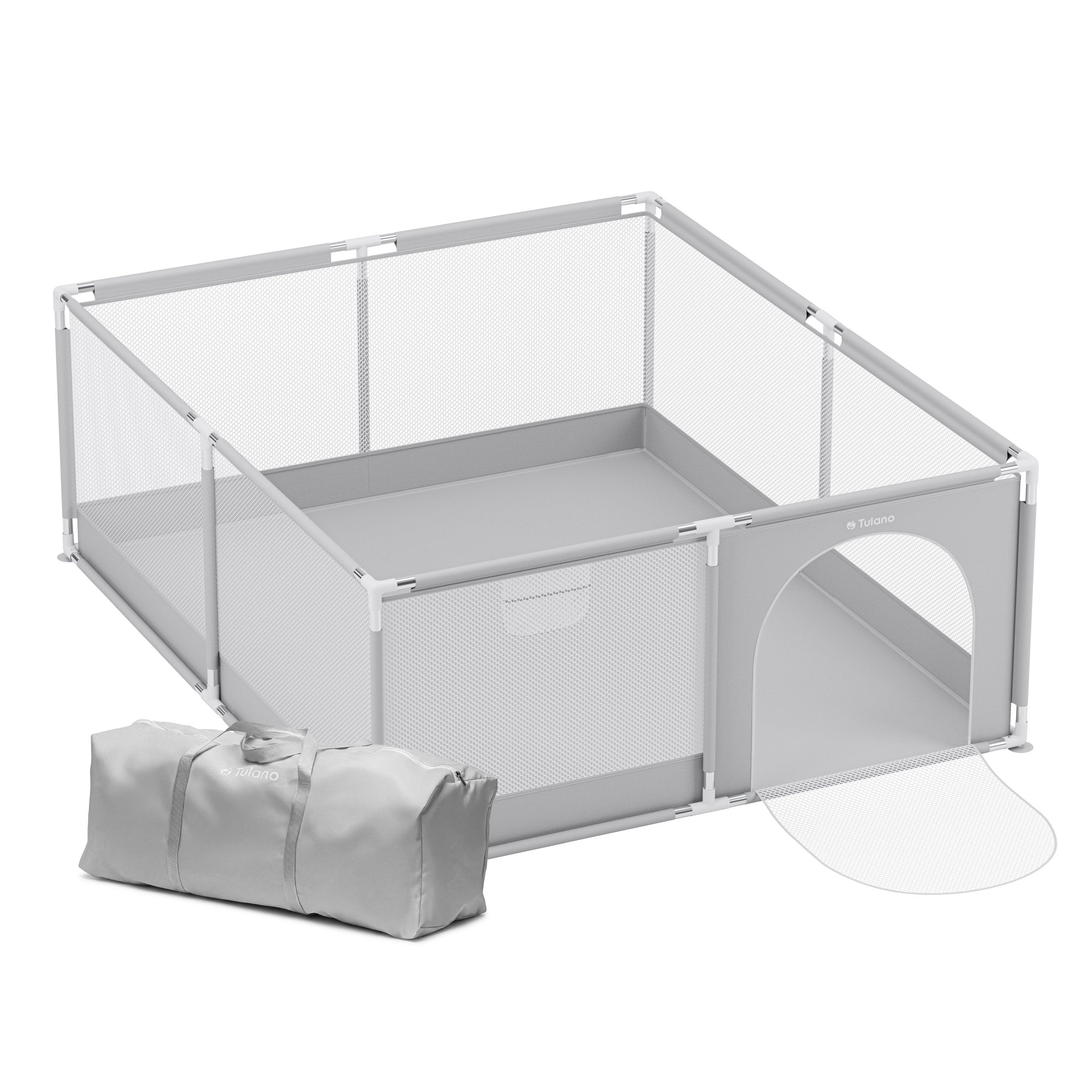 TULANO babybedje Cozy 25 Grijs - 150 cm