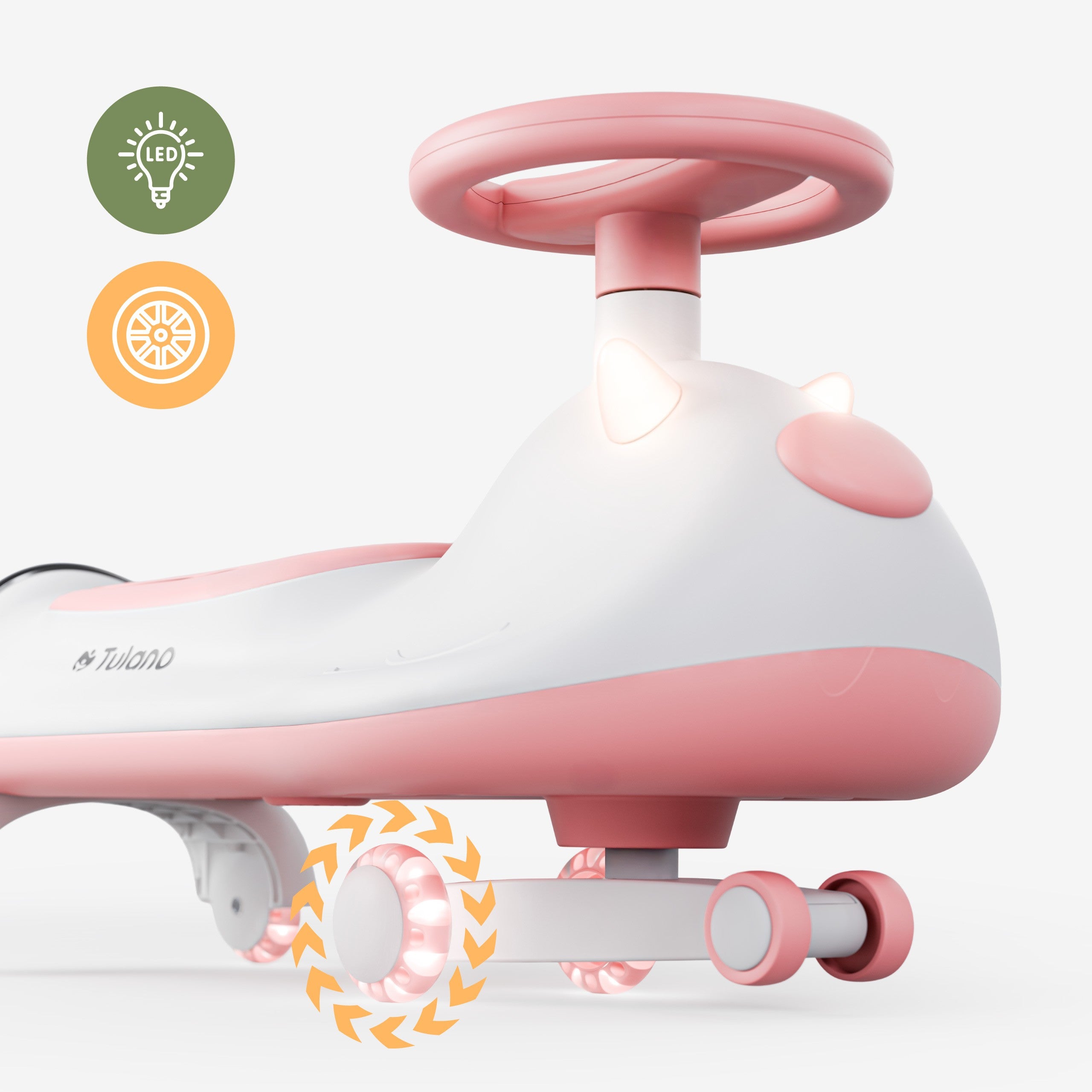 Tulano Focus 45 Roze LED zwaartekrachtbaan voor kinderen