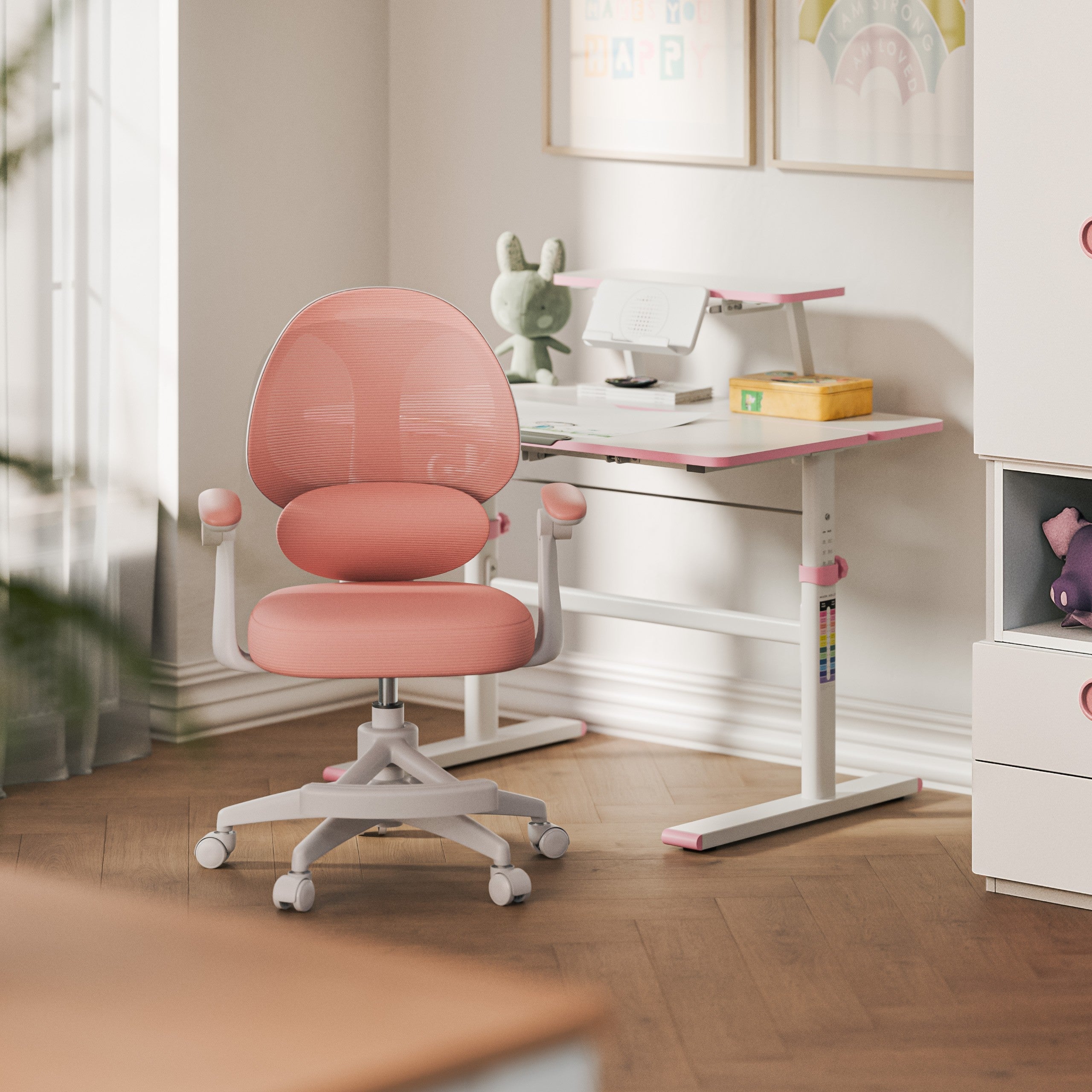 OUTLET Mark Adler Junior 4,5 Roze verstelbaar kinderzitje