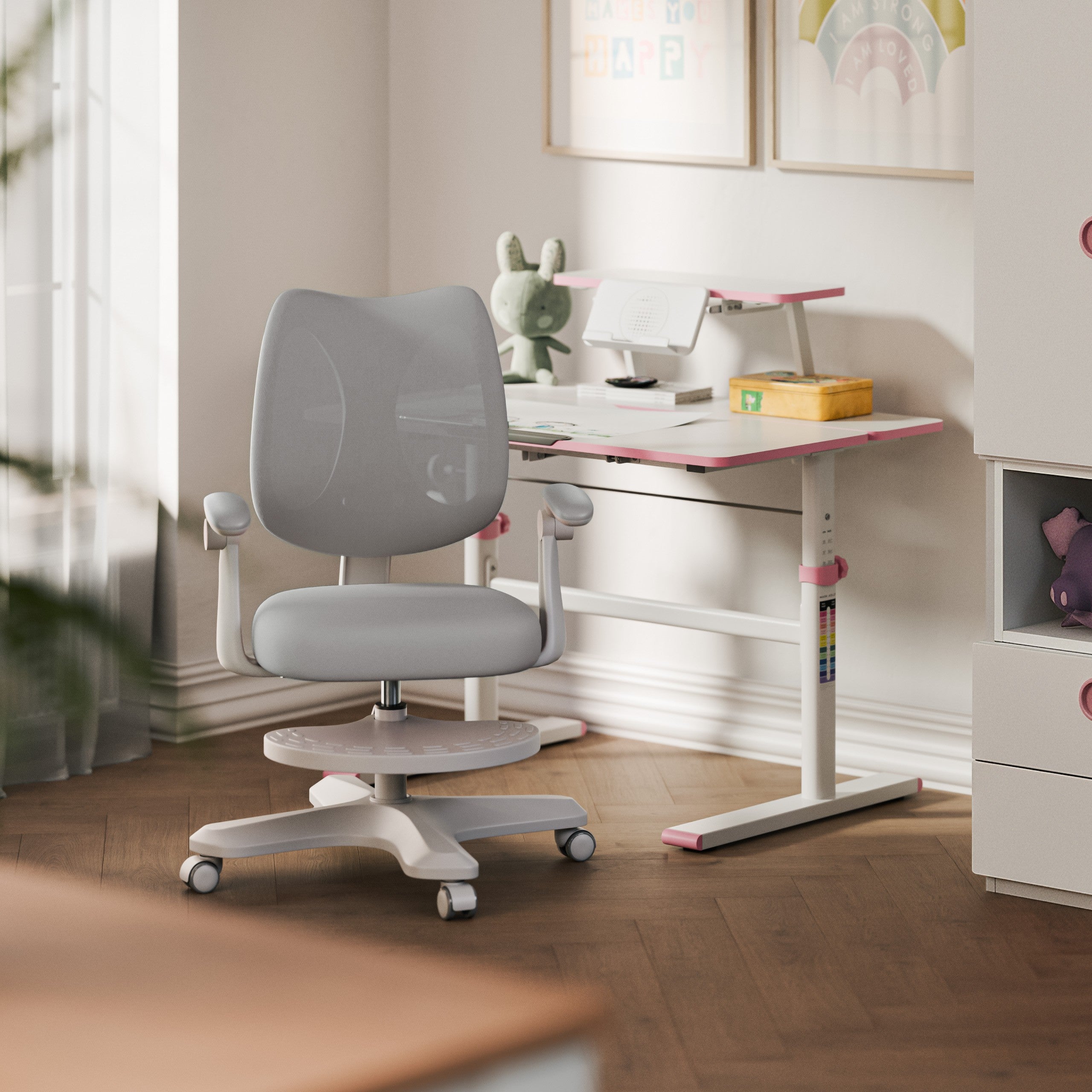 Mark Adler Junior 4.6 Grijze ergonomische kinderstoel