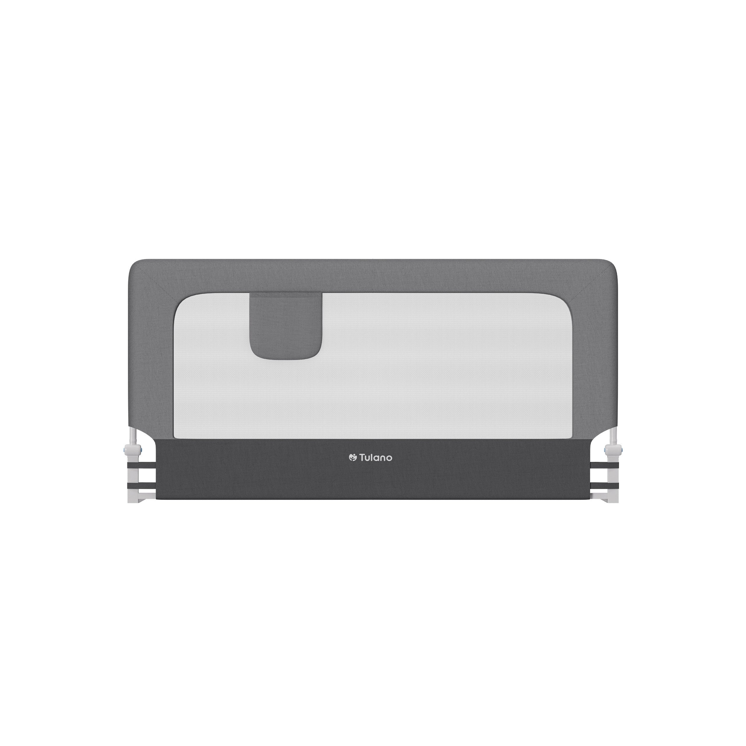 Veiligheidshek voor bed 150cm Tulano Cover 25 Grijs