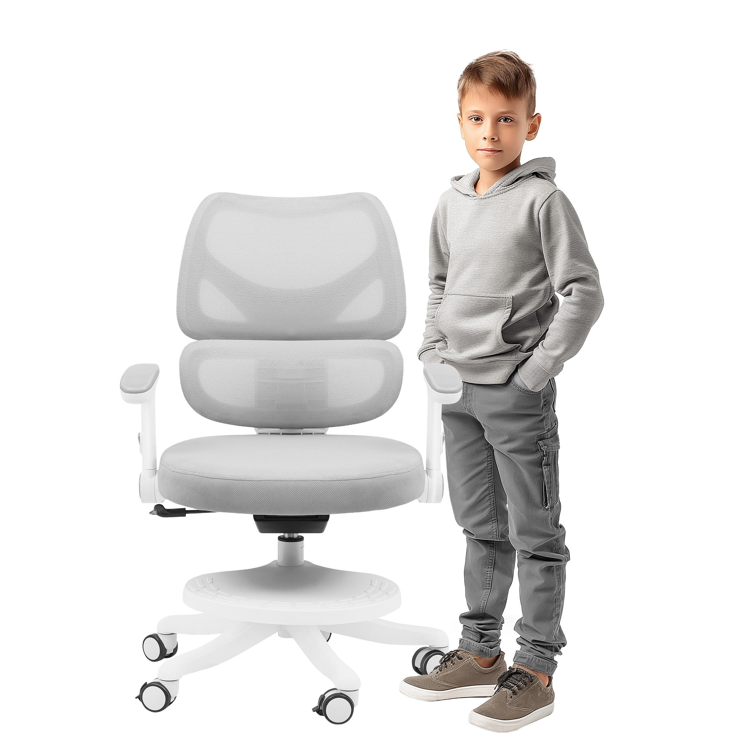 Mark Adler Junior 5.3 Grijze draaistoel