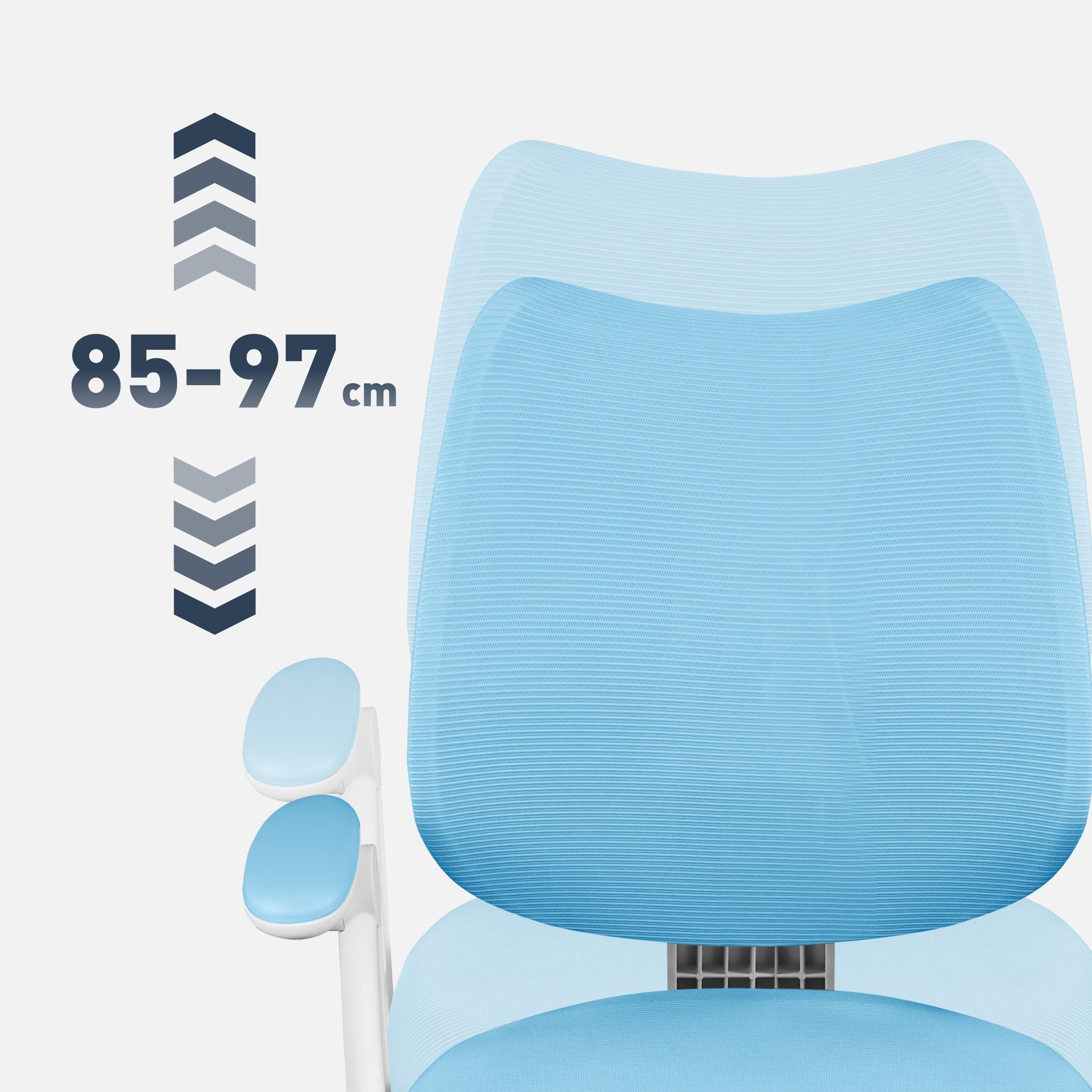 OUTLET Ergonomische kinderstoel Mark Adler Junior 4,6 Blauw