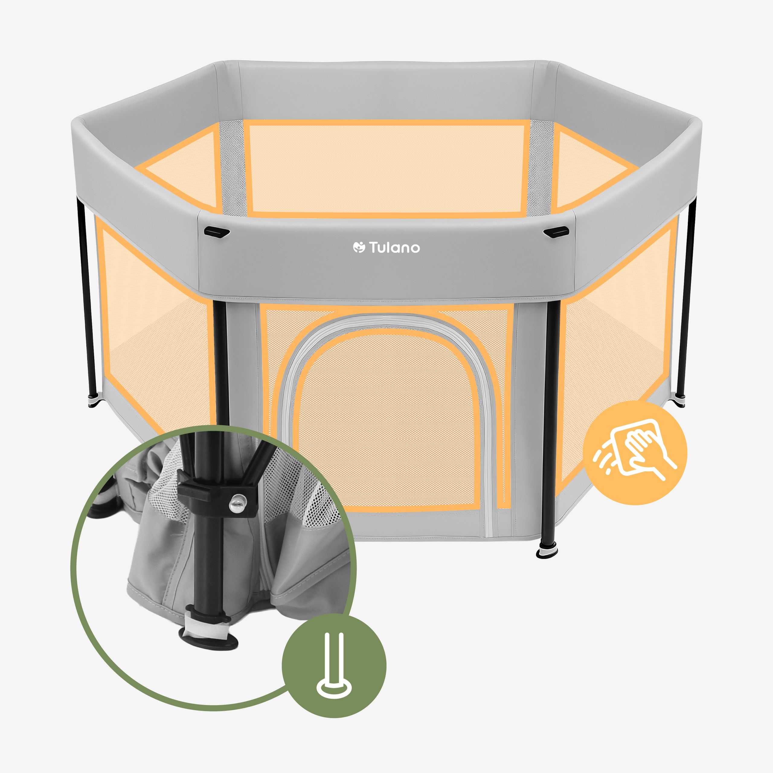 OUTLET Tulano Cozy 30 opvouwbaar babybedje