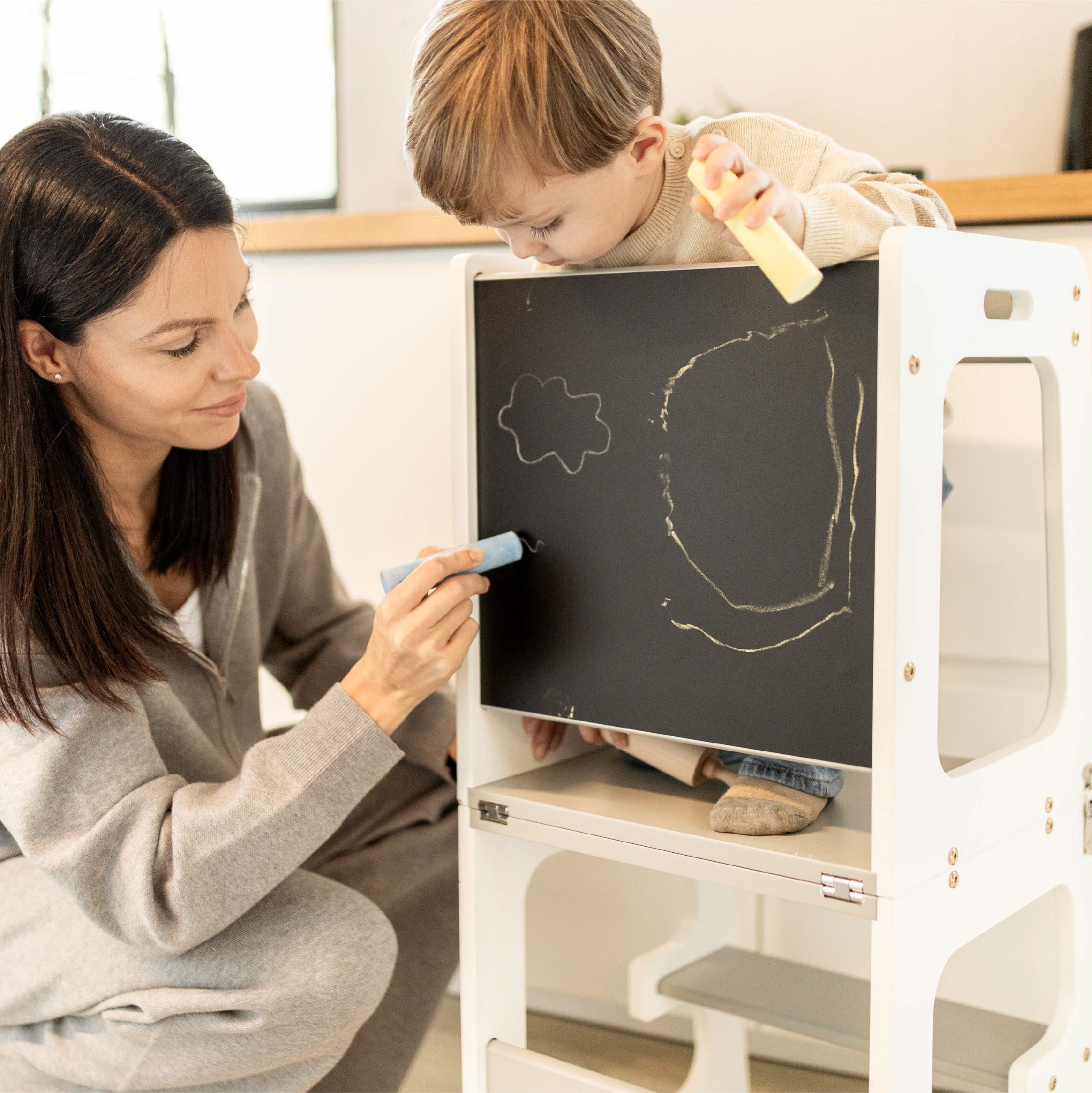 Keukenhulp voor kinderen 3in1 Tulano Mooby 35