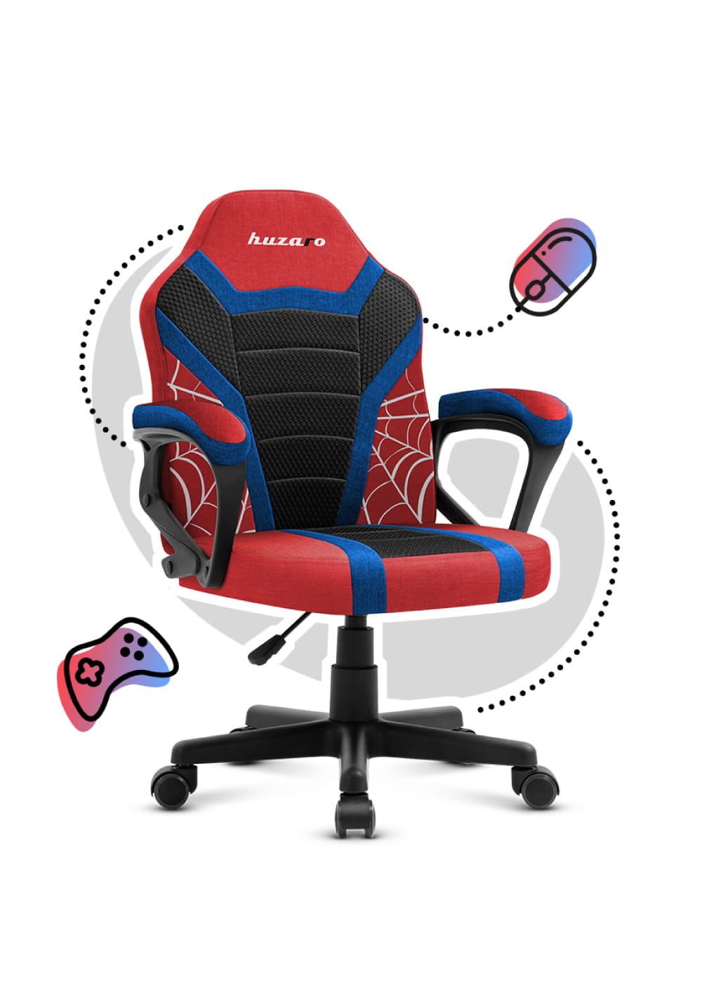 OUTLET Kinderstoel Huzaro Ranger 1.0 Spider Mesh