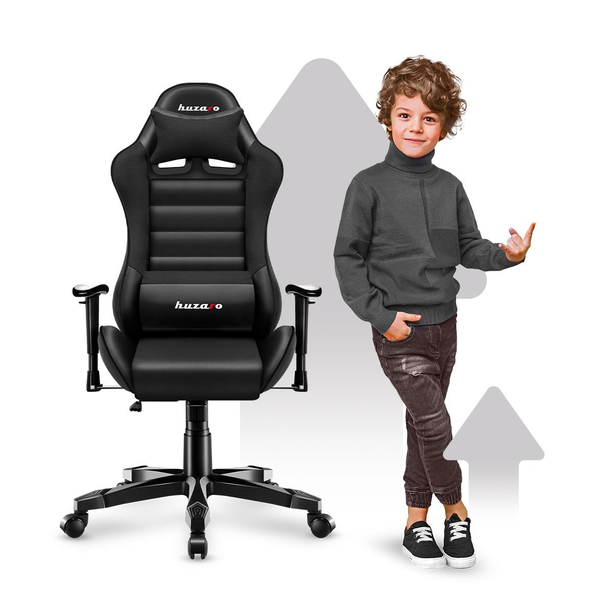 OUTLET Kinderstoel HUZARO RANGER 6.0 Zwart
