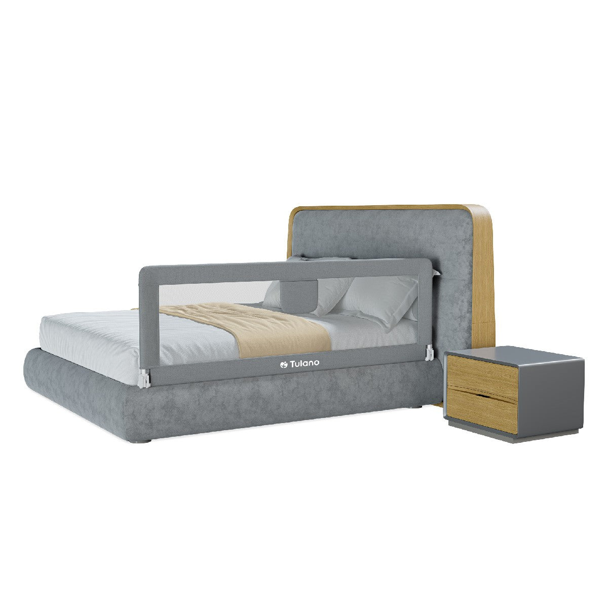Veiligheidshek voor bed 200 cm Tulano Cover 20