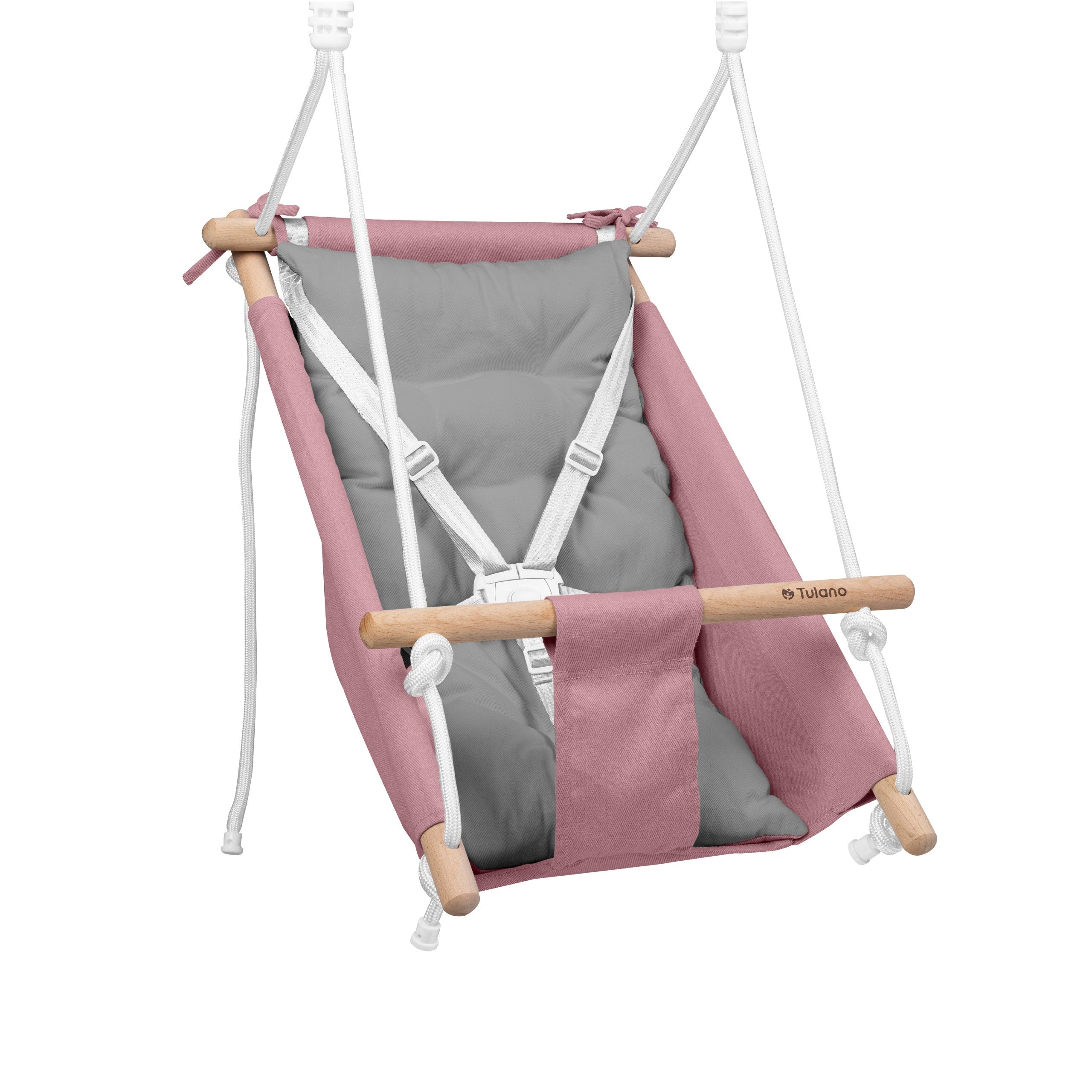 Babywip TULANO Hop 40 Roze-Grijs
