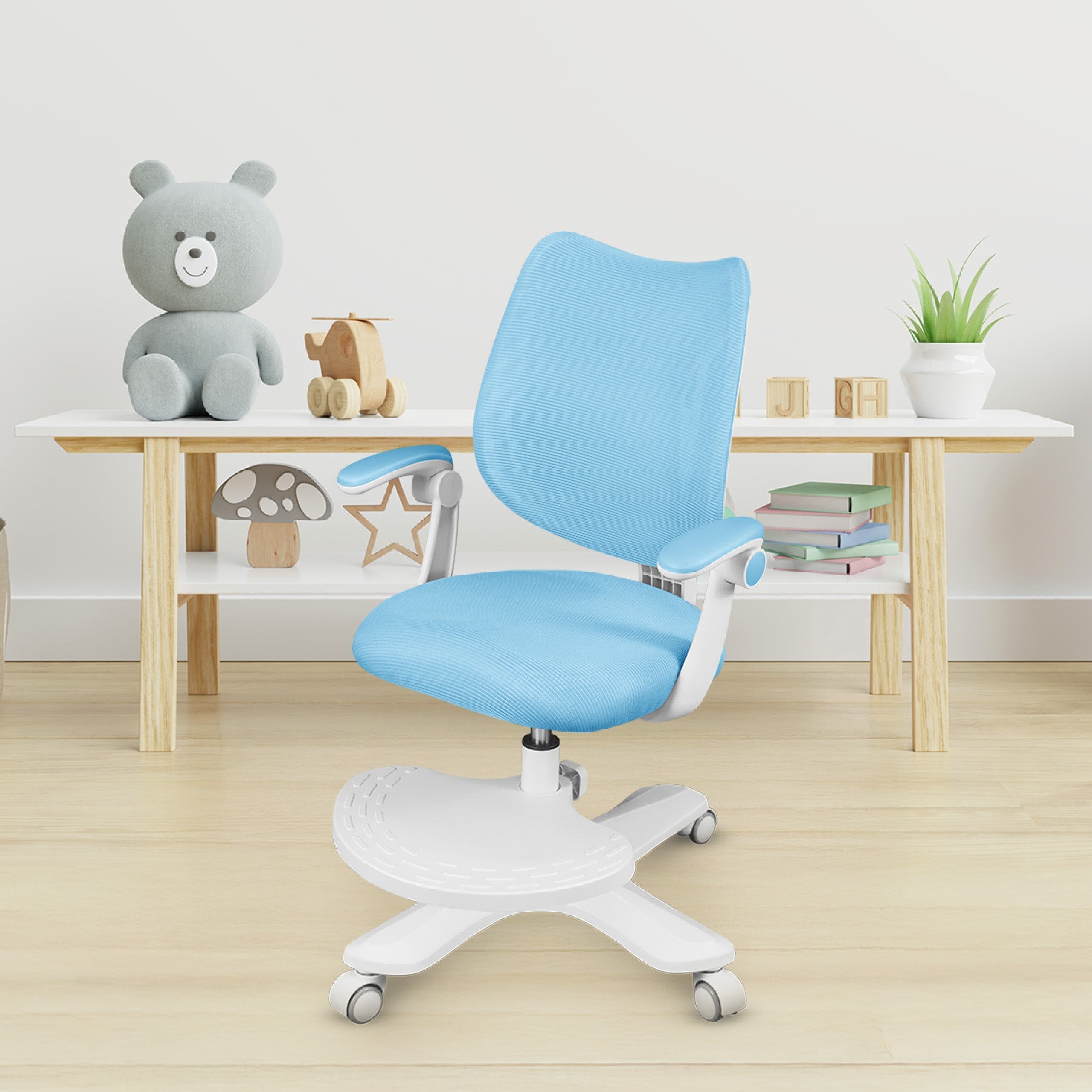 OUTLET Ergonomische kinderstoel Mark Adler Junior 4,6 Blauw