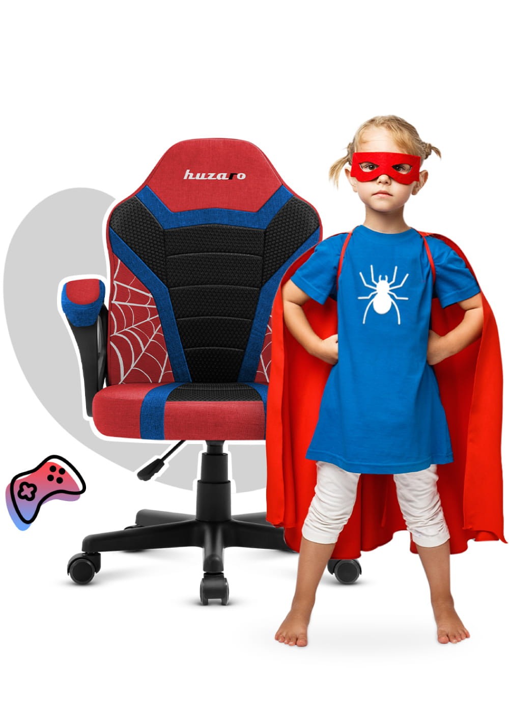 Huzaro Ranger 1.0 Spider Mesh Kinderstoel voor Gaming