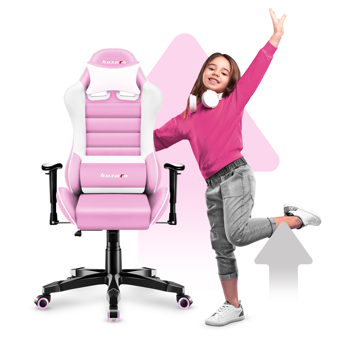 OUTLET Kinderstoel HUZARO RANGER 6.0 Roze