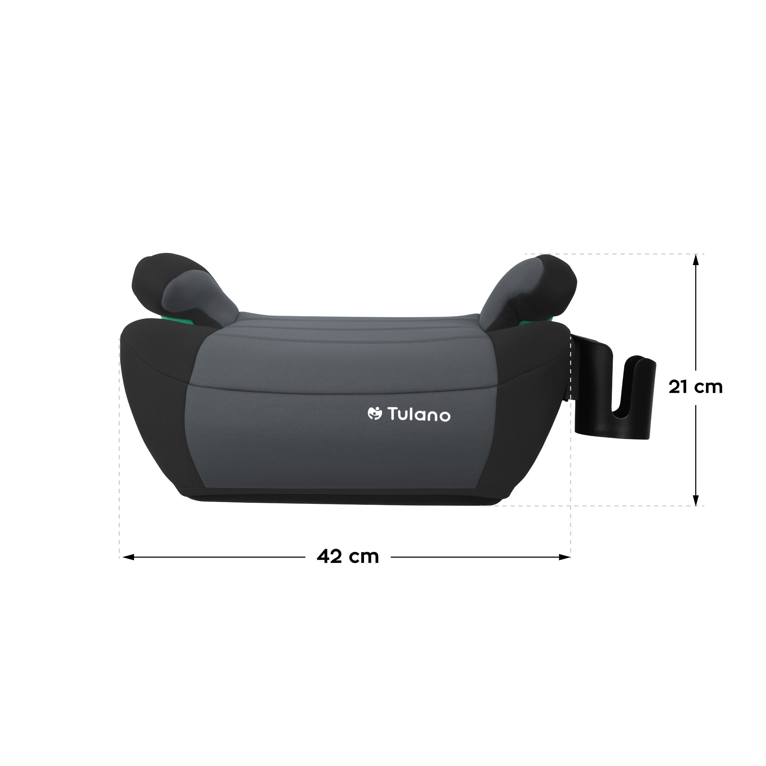 Tulano Cabby 35 Graphite ISOFIX autostoel 125-150cm I-Size base
