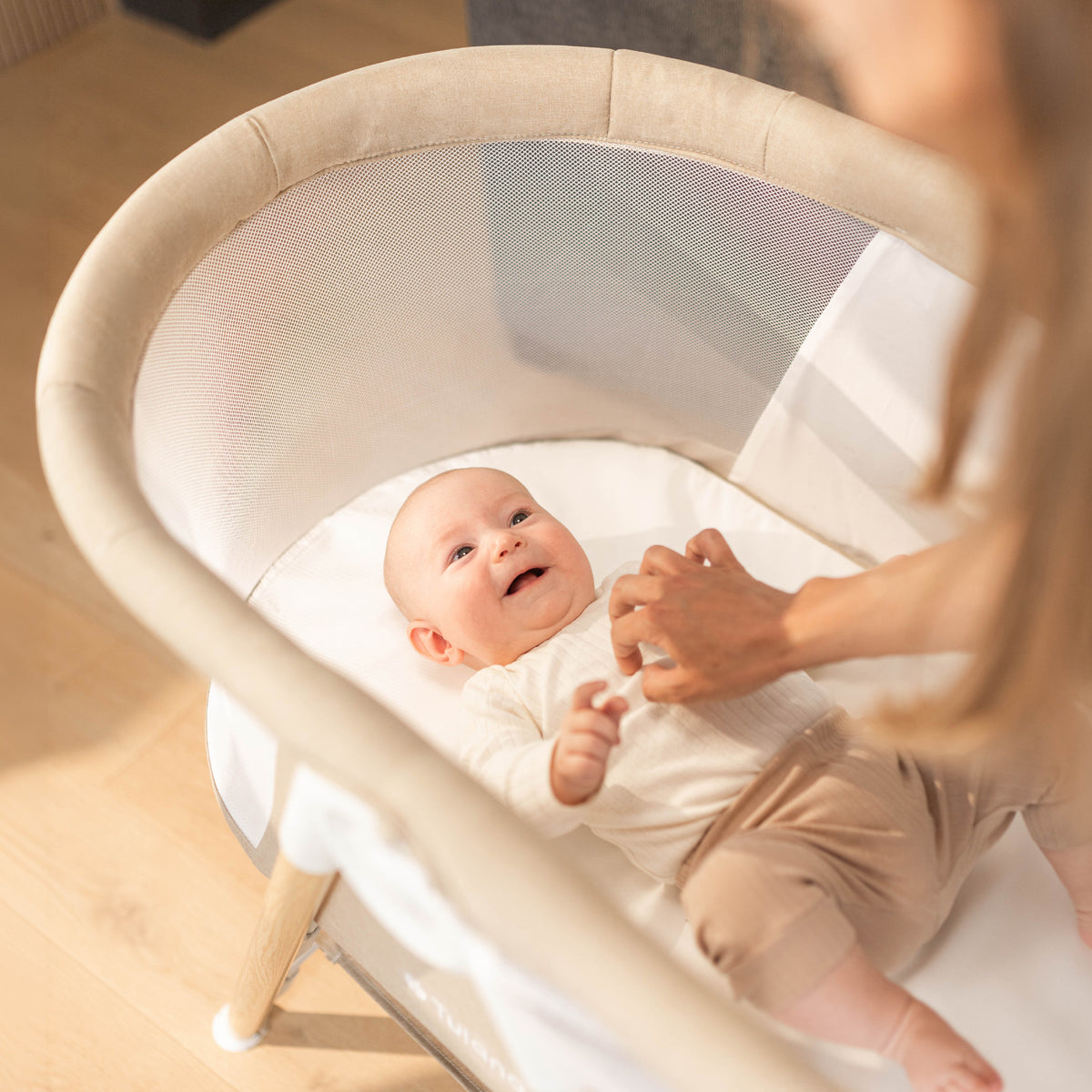 Reisbedje voor kinderen Tulano Dream 20 Beige