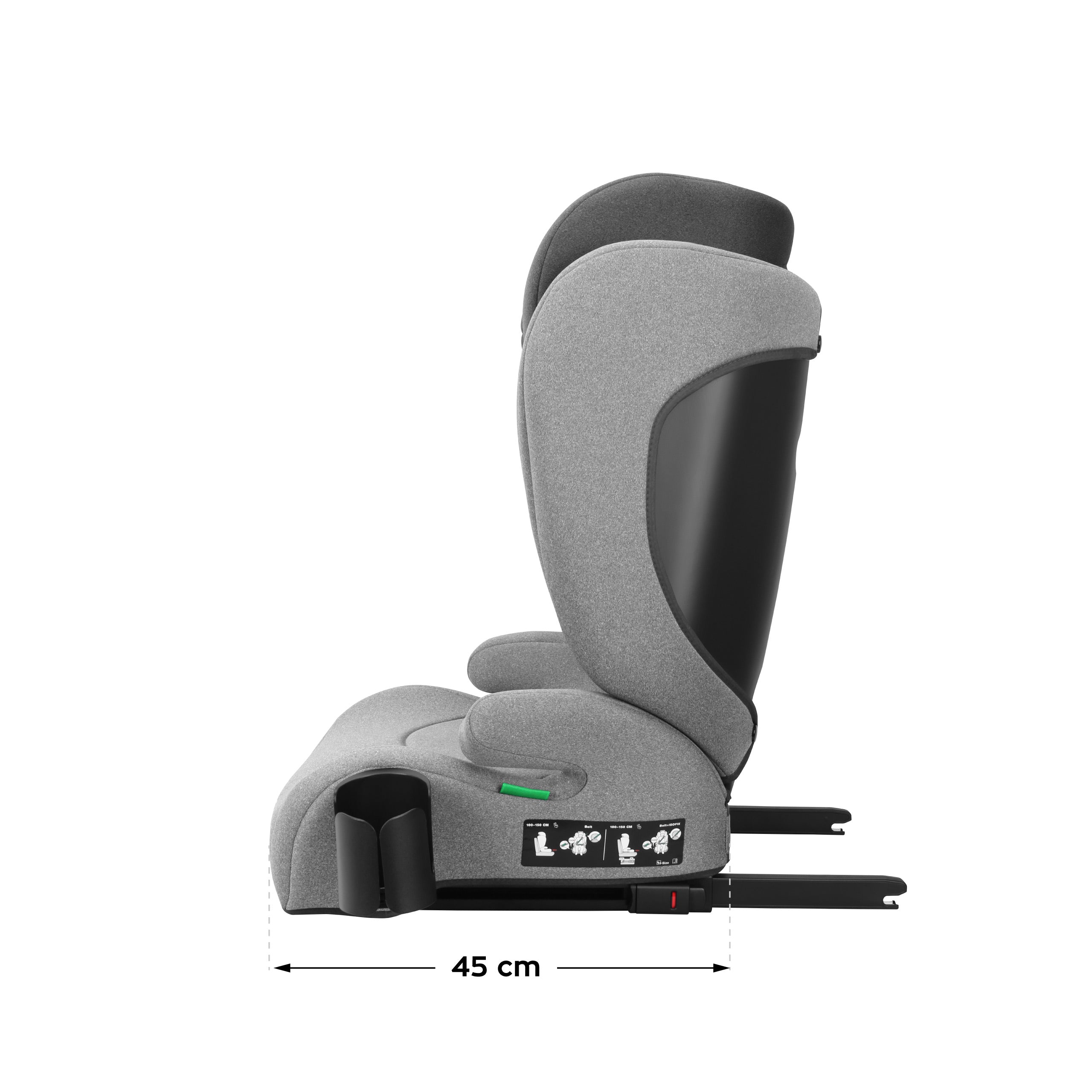 Tulano Joy 35 Grijs ISOFIX autostoeltje 100-150cm I-Maat