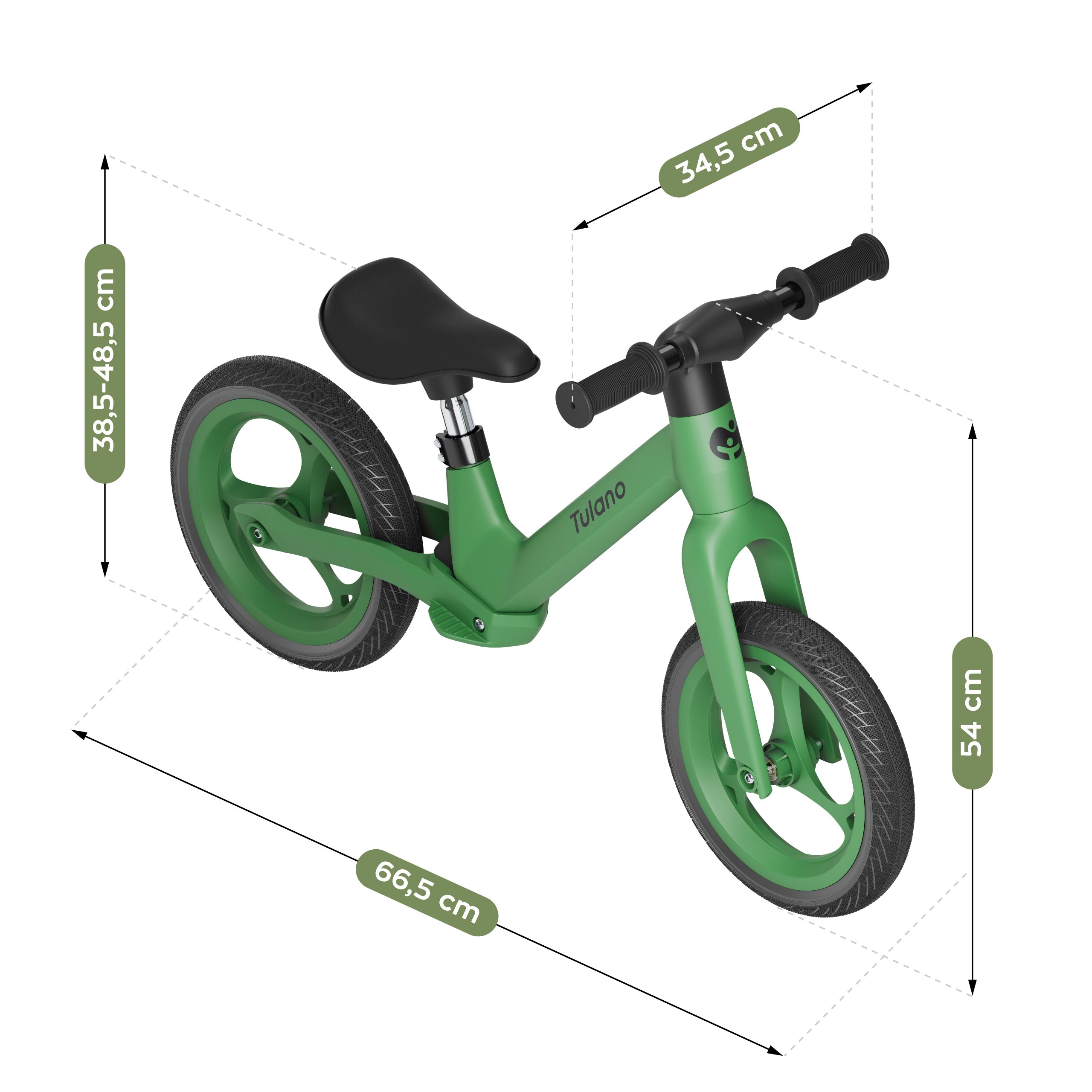 Tulano Route 45 Groene crossfiets