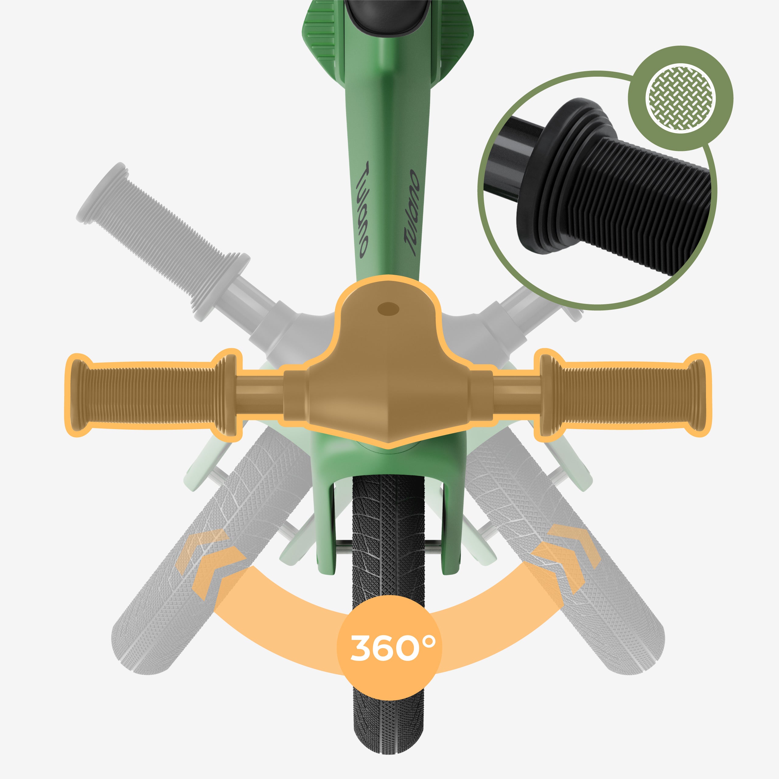Tulano Route 45 Groene crossfiets