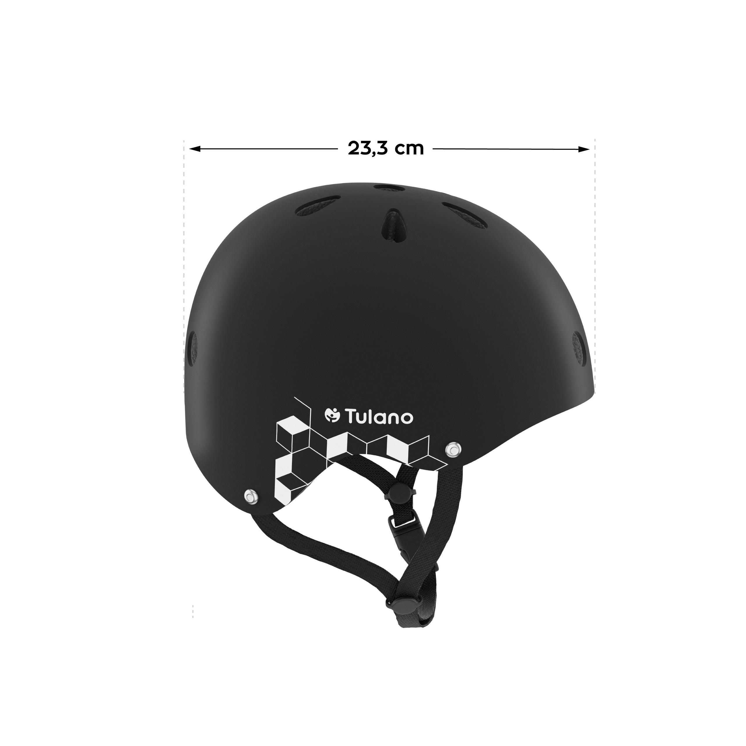 Tulano Turtle 35 Kinderhelm Zwart