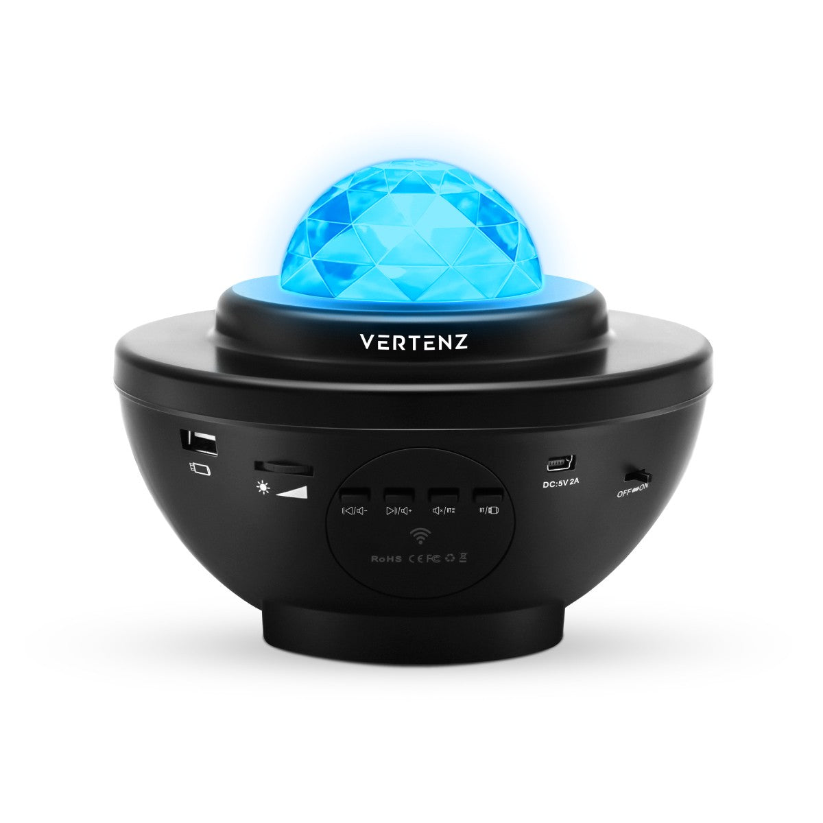 VERTENZ Magic 10 zwarte sterprojector