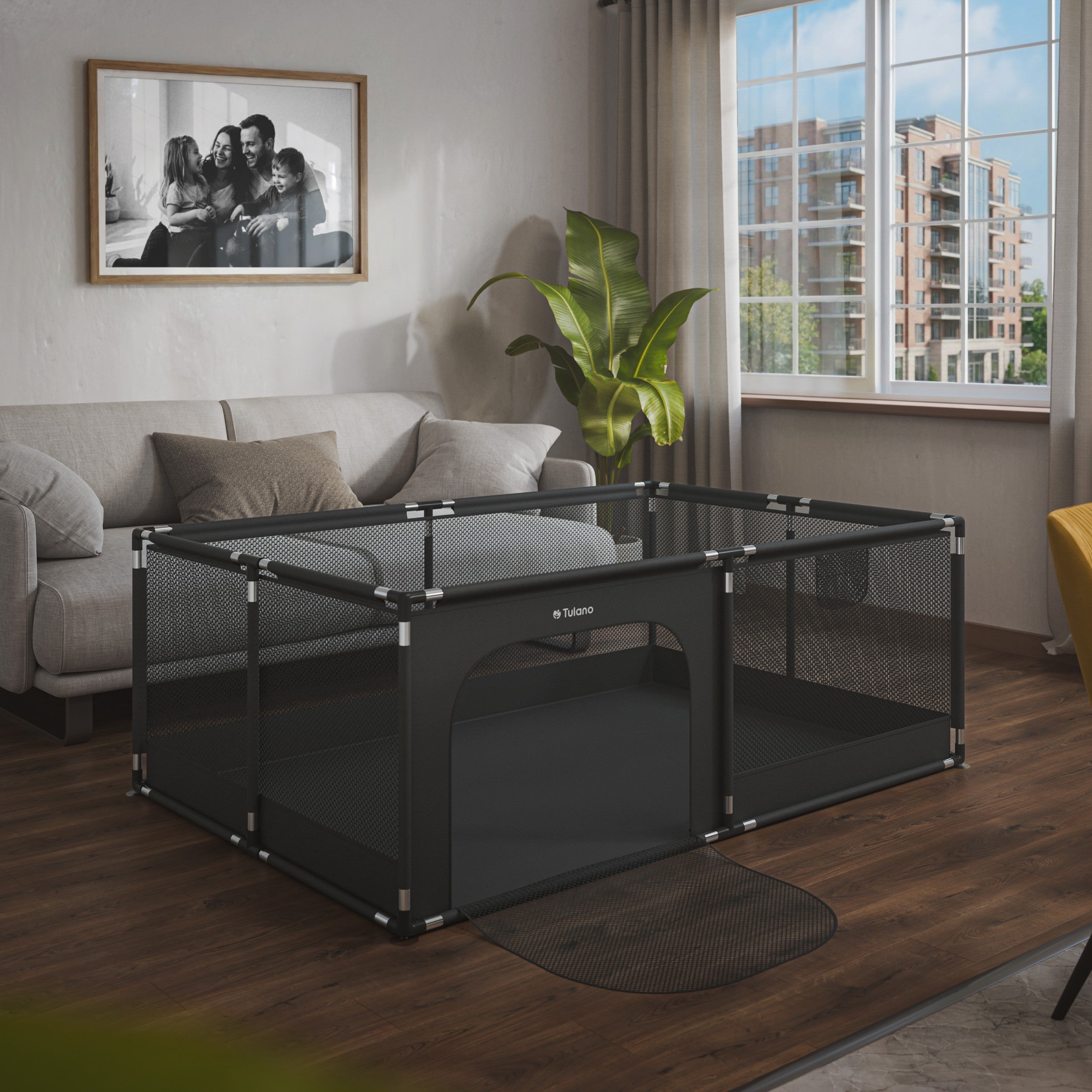 OUTLET Kinderbox Tulano Cozy 22 Graphite - 180 cm