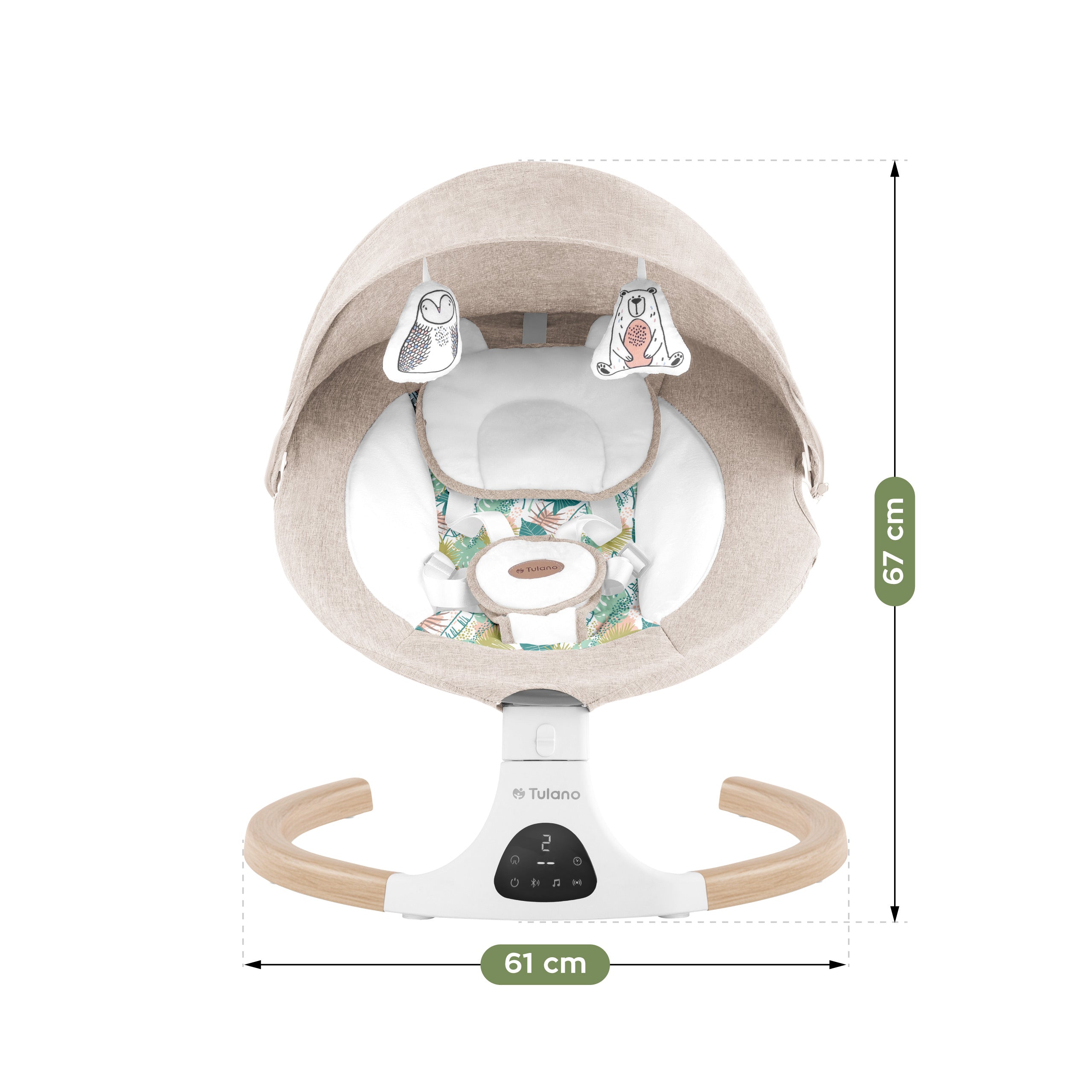 Tulano elektronische schommelstoel Astrid 35 Beige