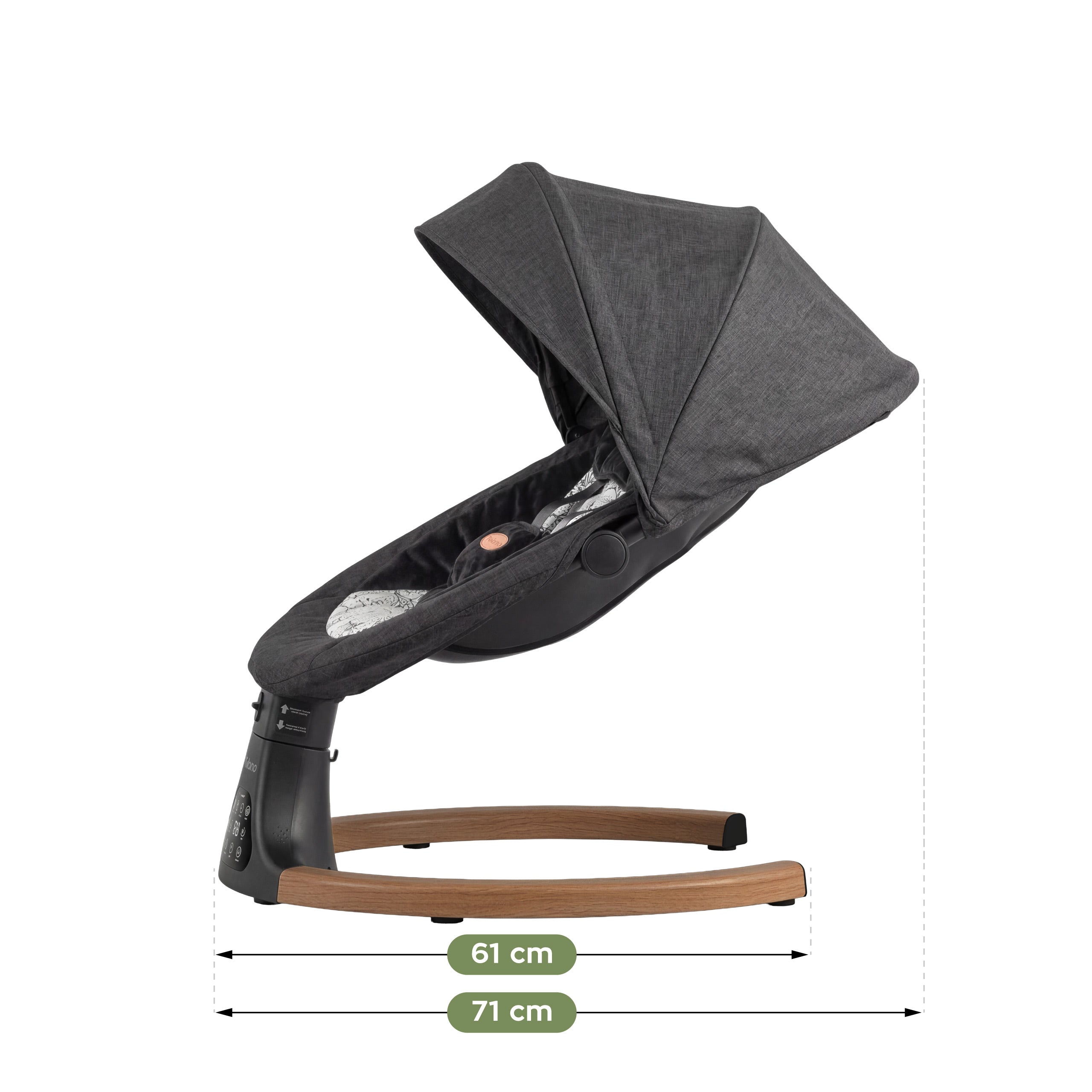 Tulano Astrid 35 Graphite elektronische schommelstoel