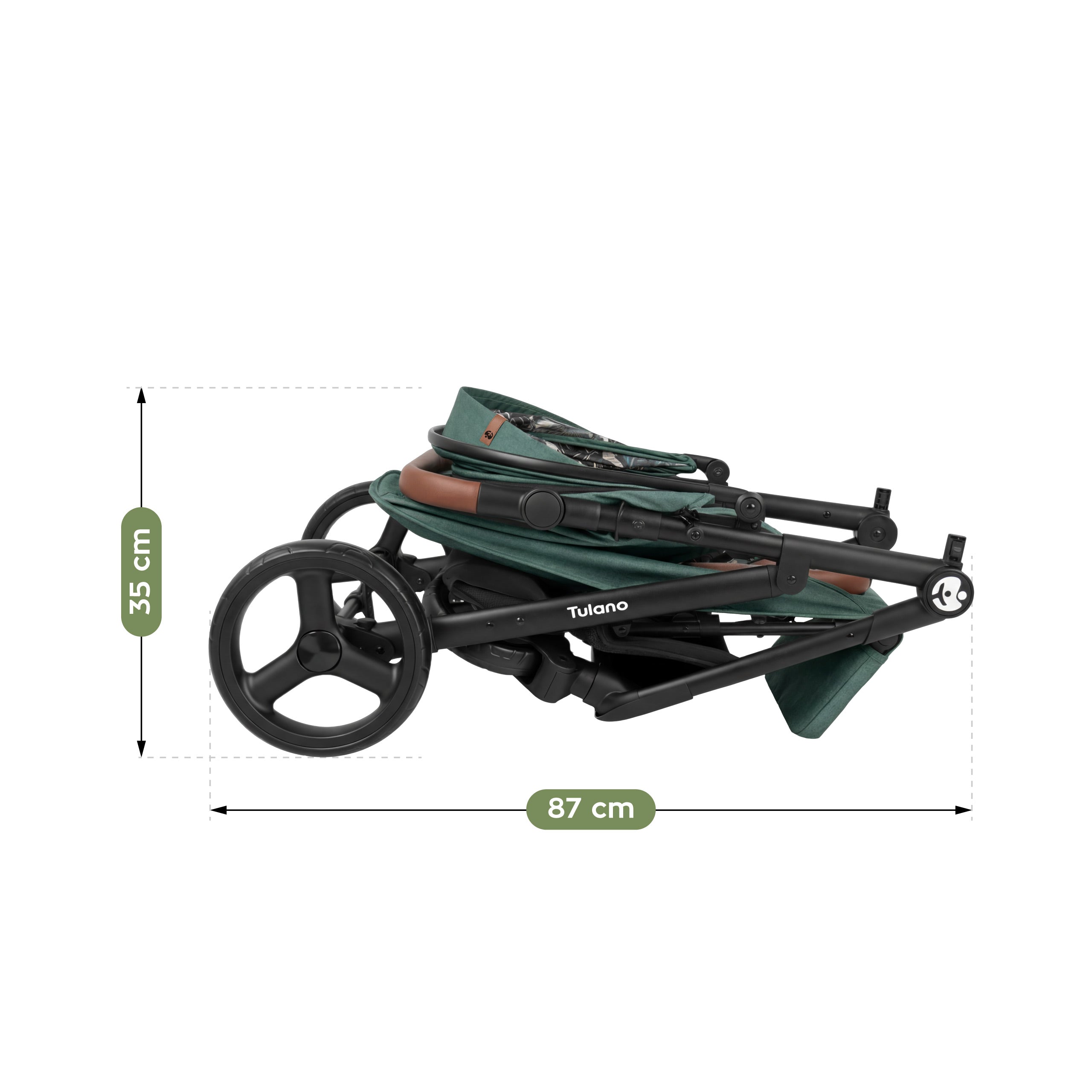 Kinderwagen met deken Tulano Avignon 35 Groen