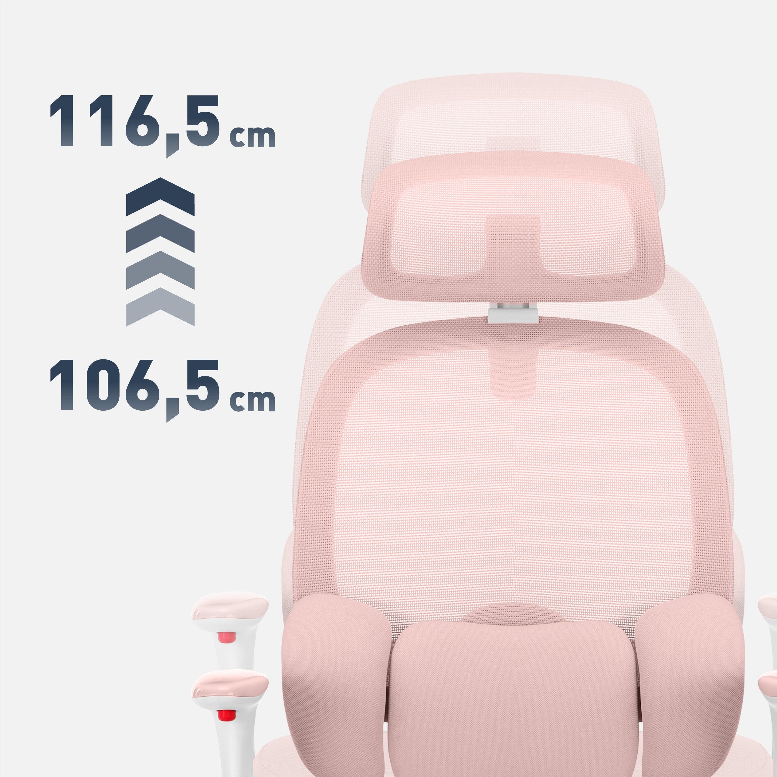Mark Adler Junior 6.3 Roze ergonomische kinderstoel