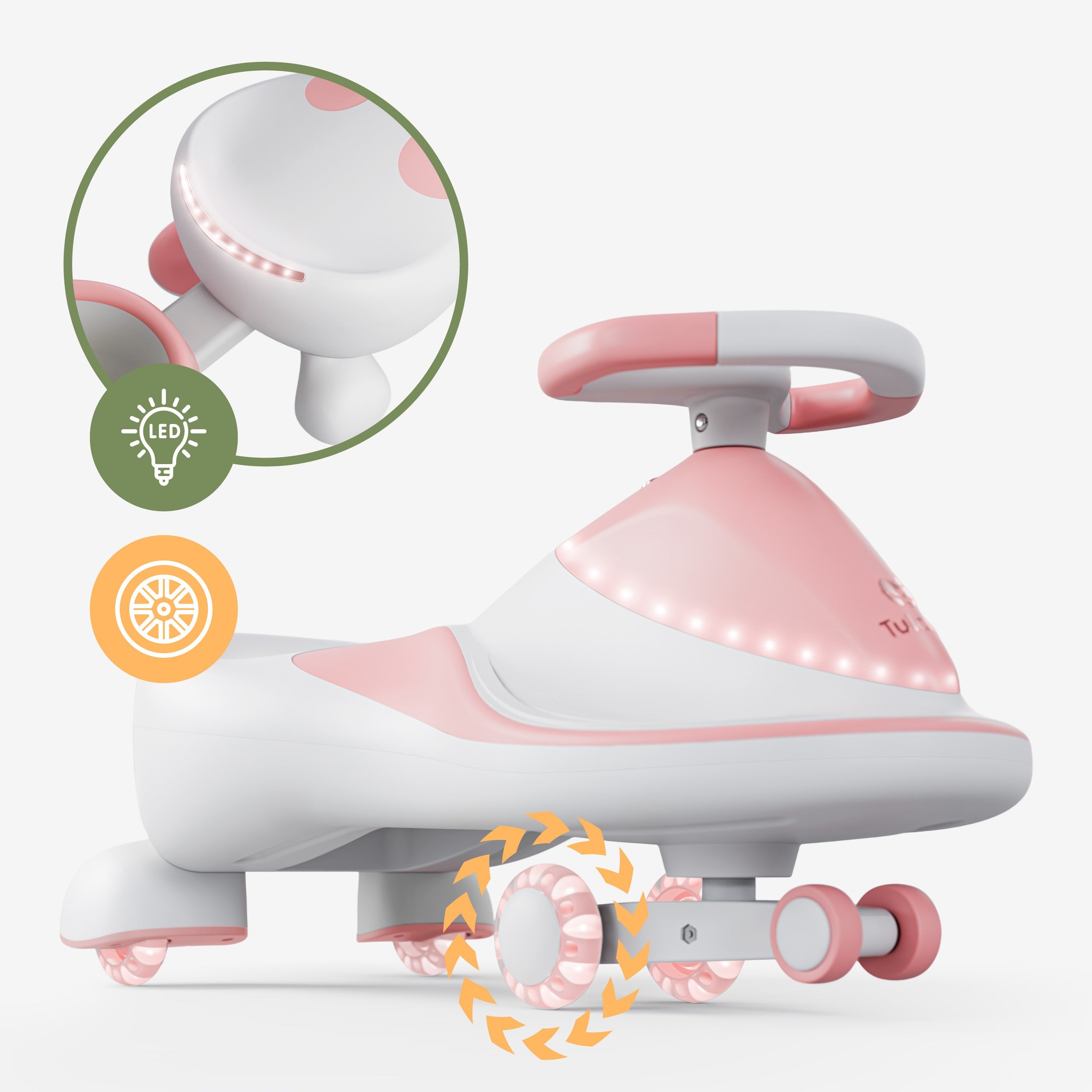 Tulano Focus 55 Roze LED zwaartekrachtbaan voor kinderen