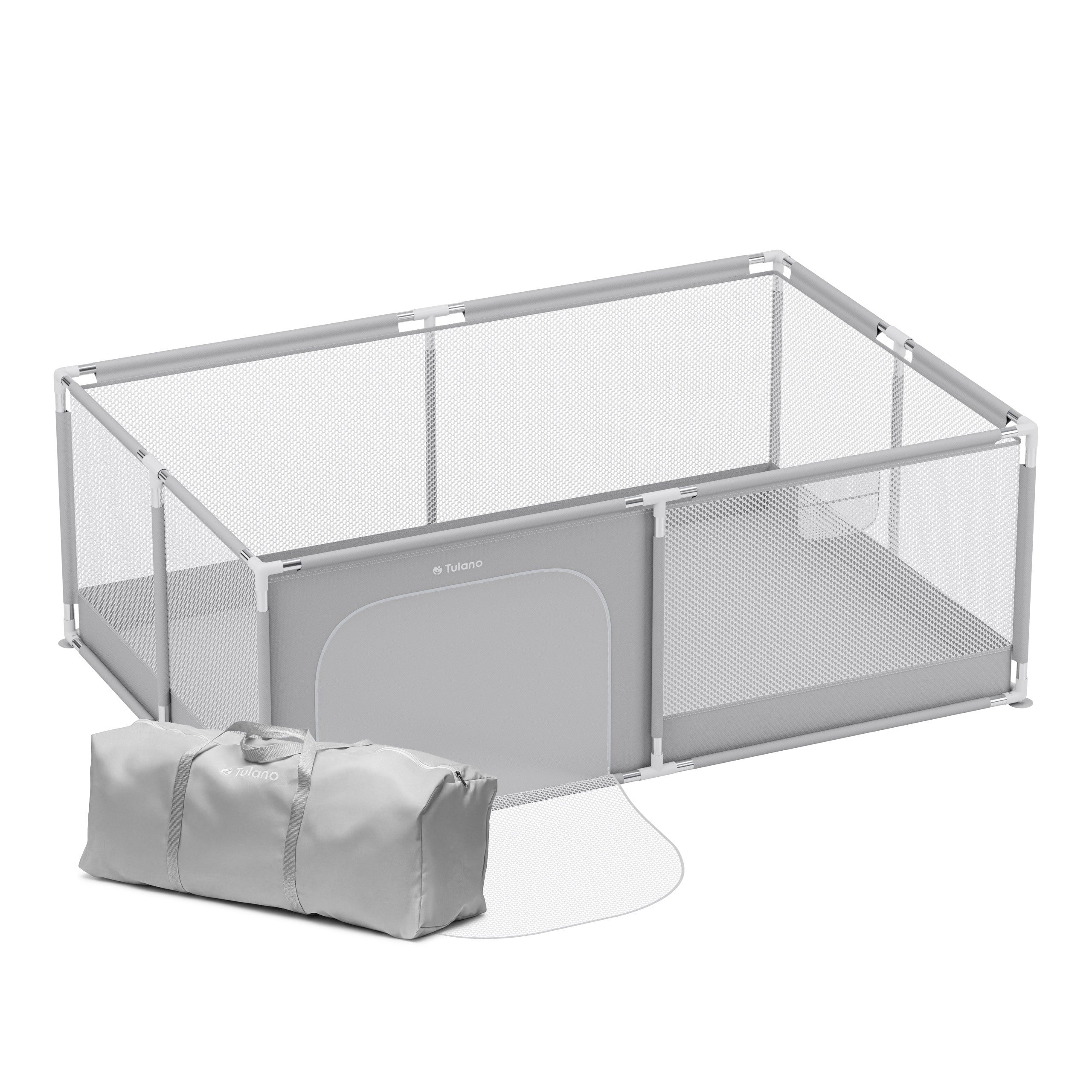 Tulano Cozy 22 Grijze babybox - 180 cm