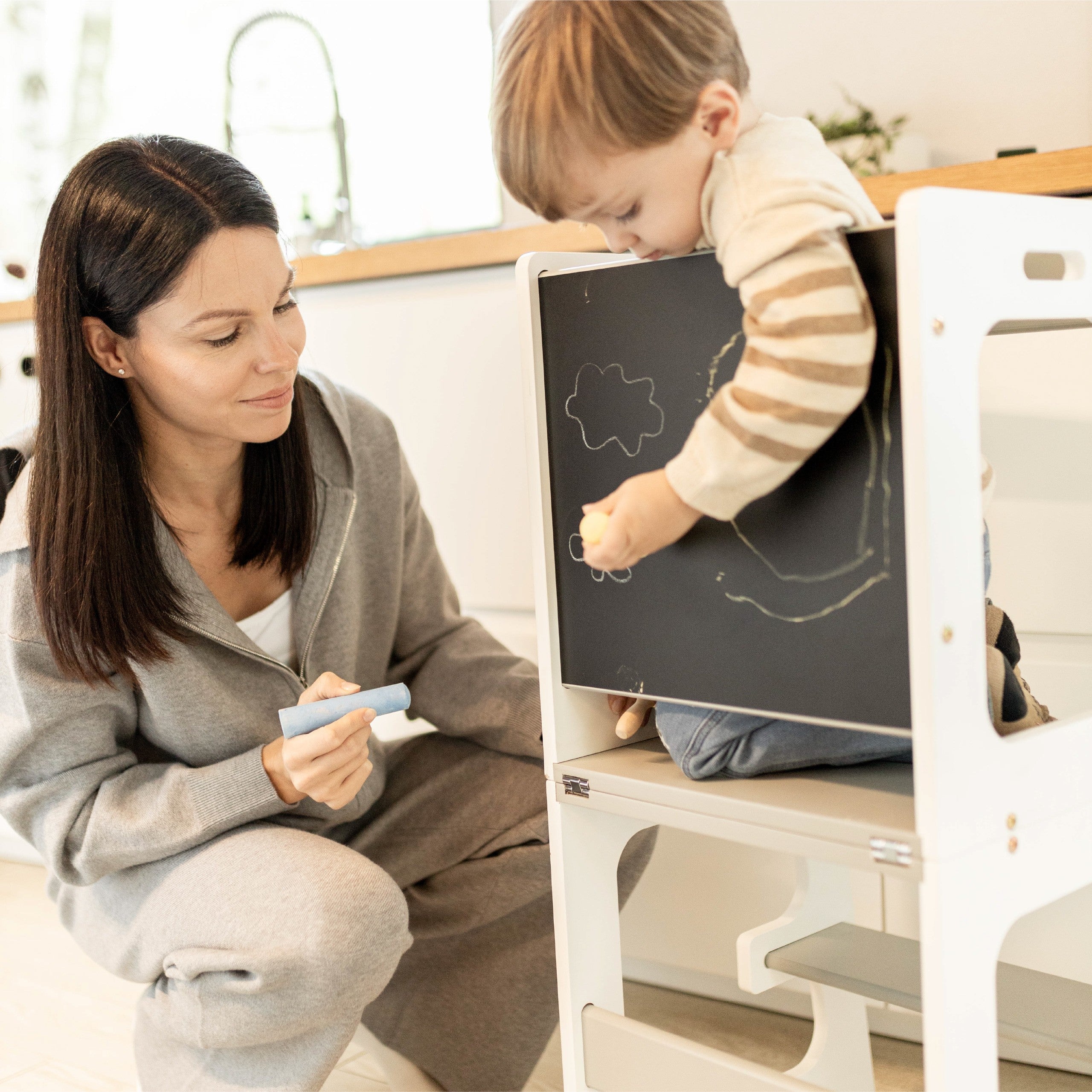 Keukenhulp voor kinderen 3in1 Tulano Mooby 35