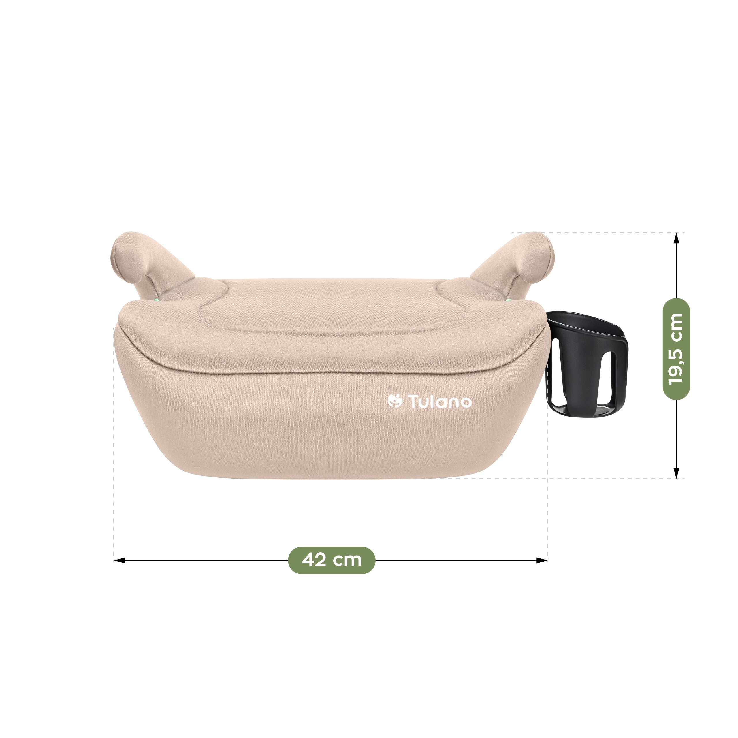 Tulano Cabby 20 Beige 125-150cm I-Size basis autostoel