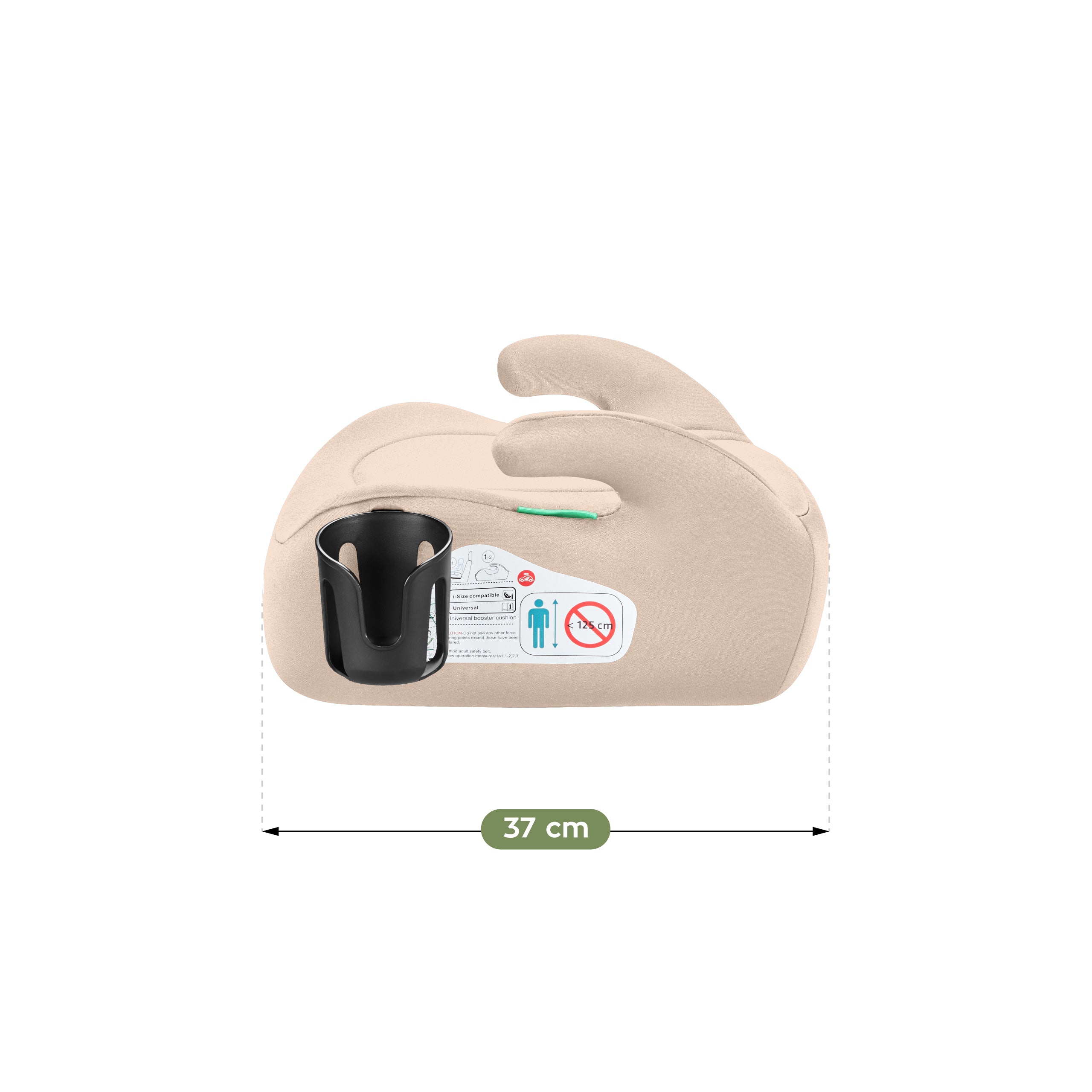 Tulano Cabby 20 Beige 125-150cm I-Size basis autostoel