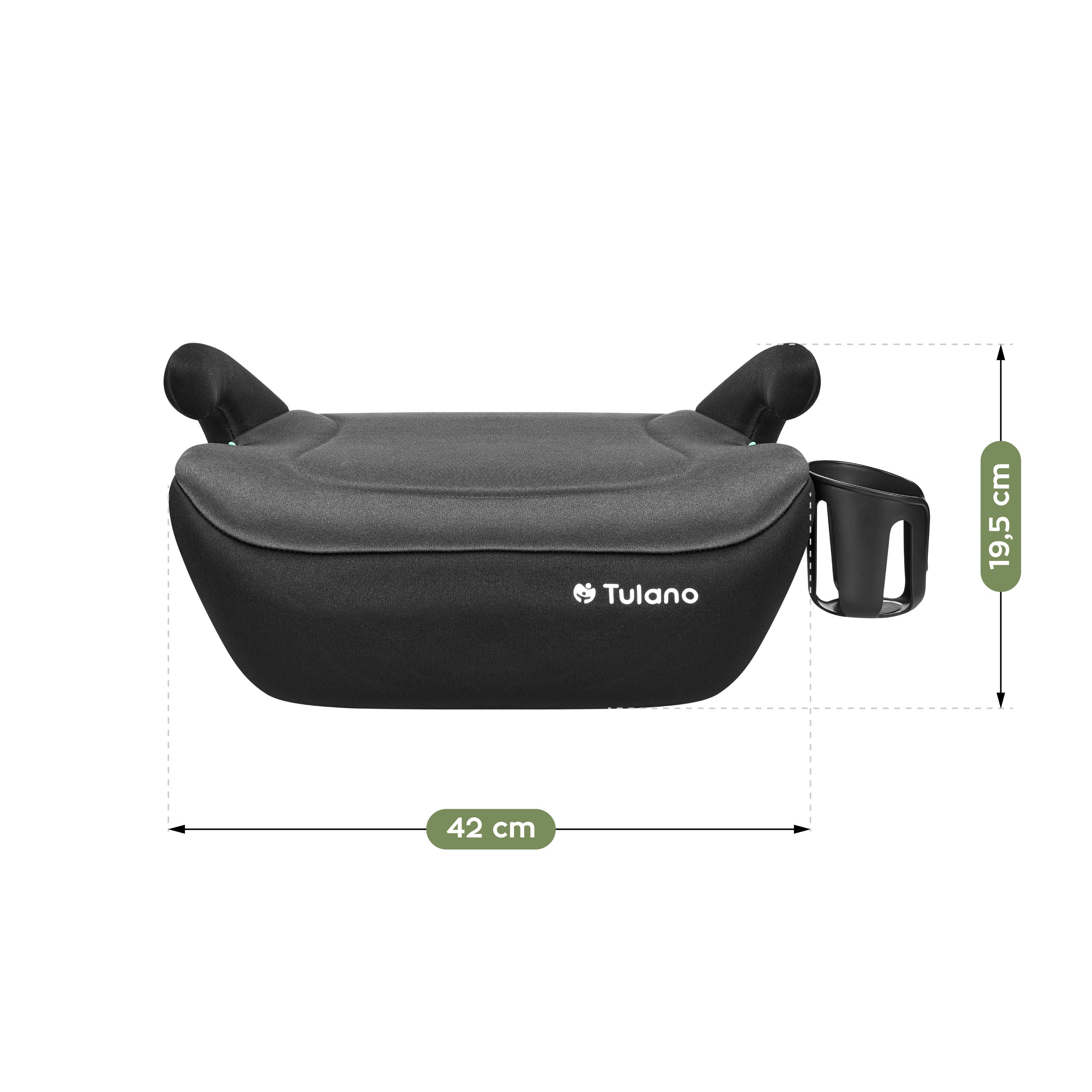Tulano Cabby 20 Grey 125-150cm I-Size basis autostoel