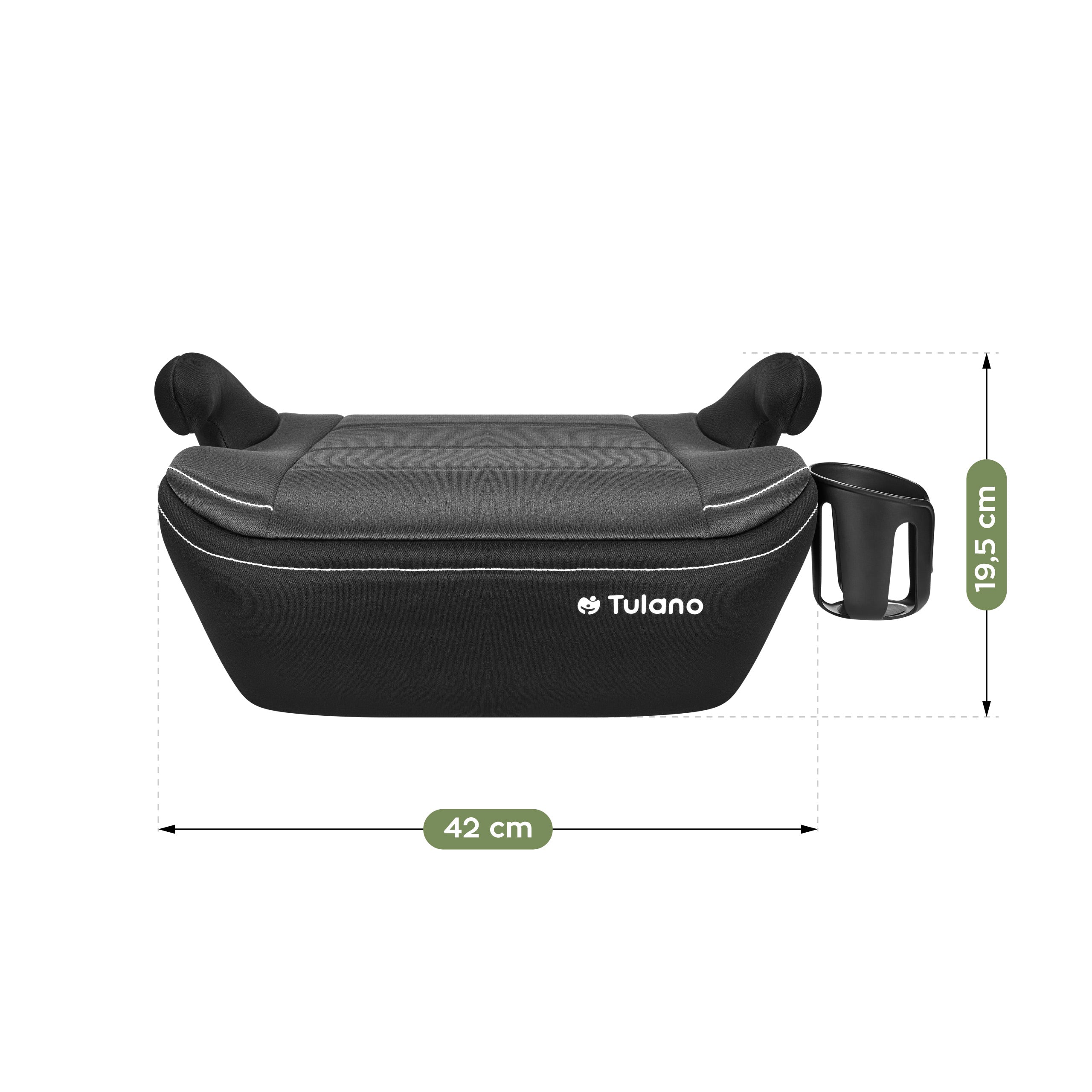 Tulano Cabby 30 Grey 125-150cm I-Size basis autostoel