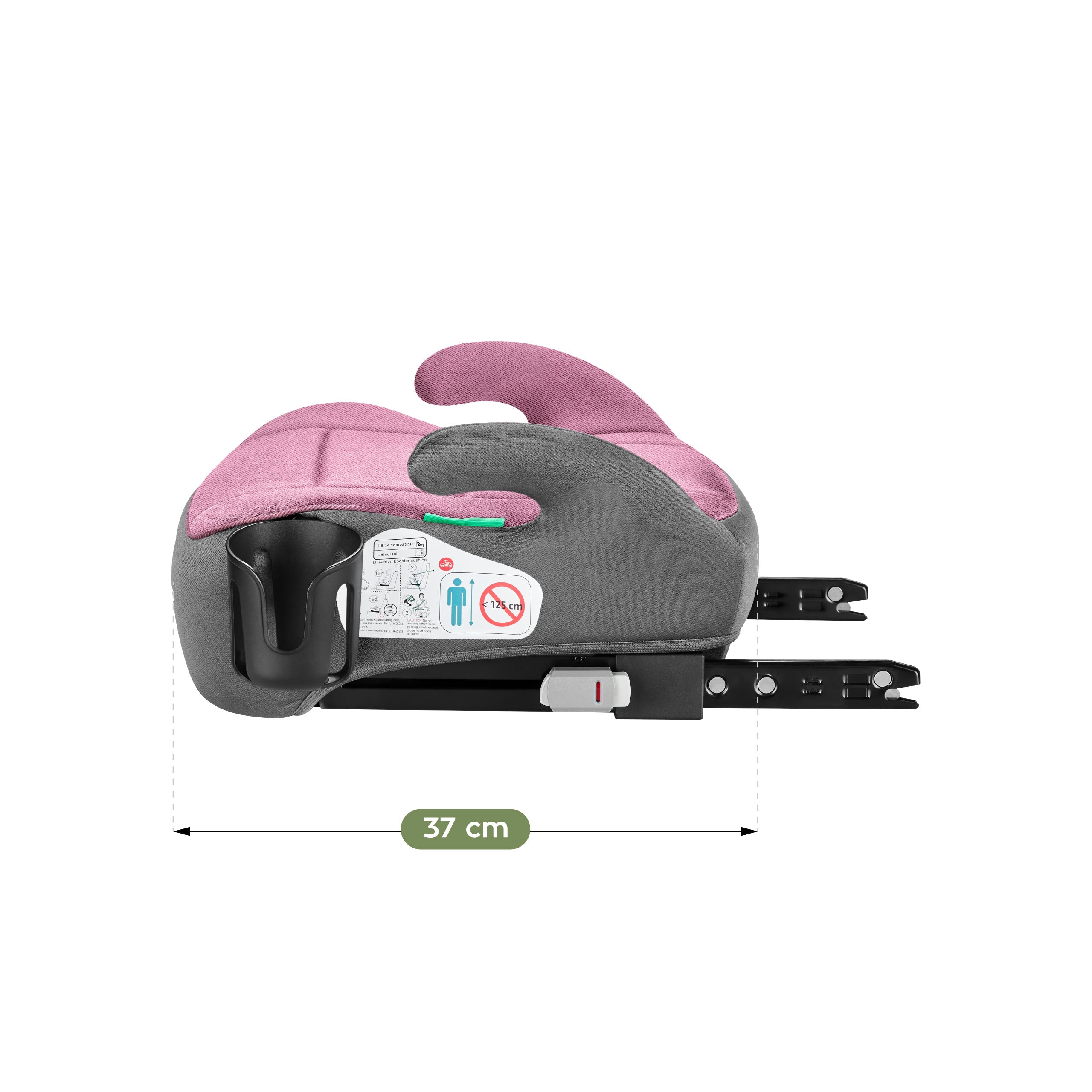 Tulano Cabby 30 Roze-Grijs basis autostoel