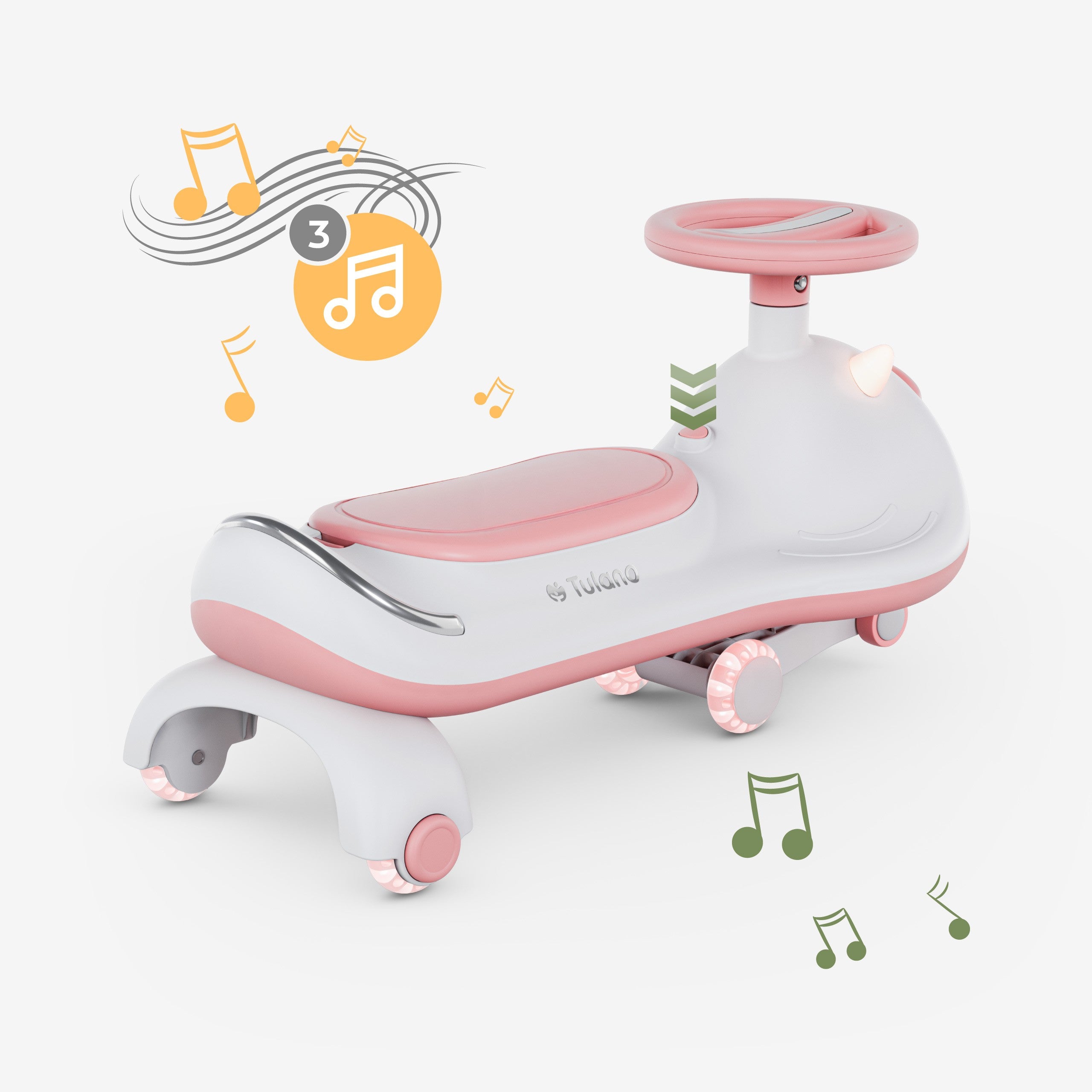 Tulano Focus 45 Roze LED zwaartekrachtbaan voor kinderen