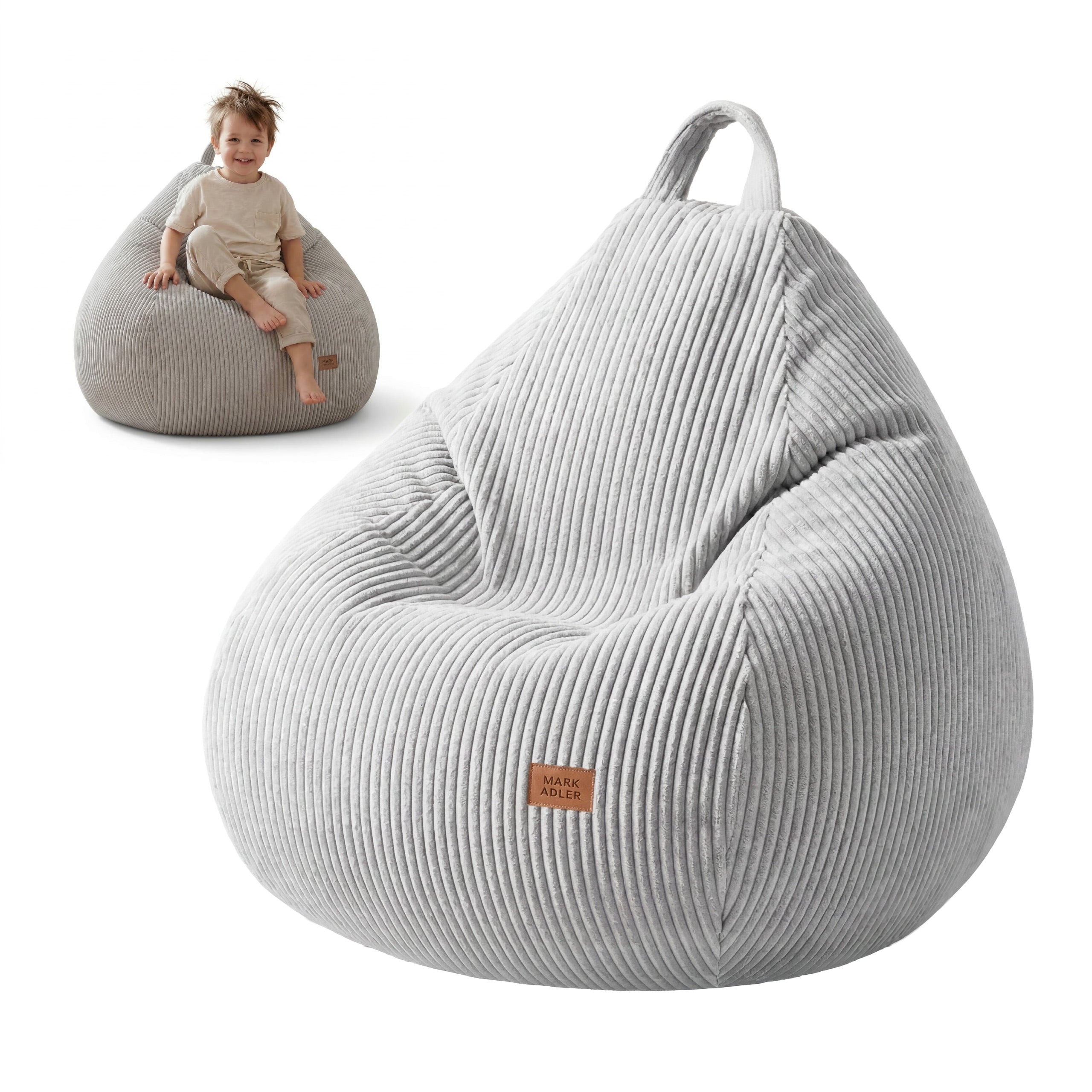 Corduroy buidel grijs Mark Adler Comfy 1.0 Grijs