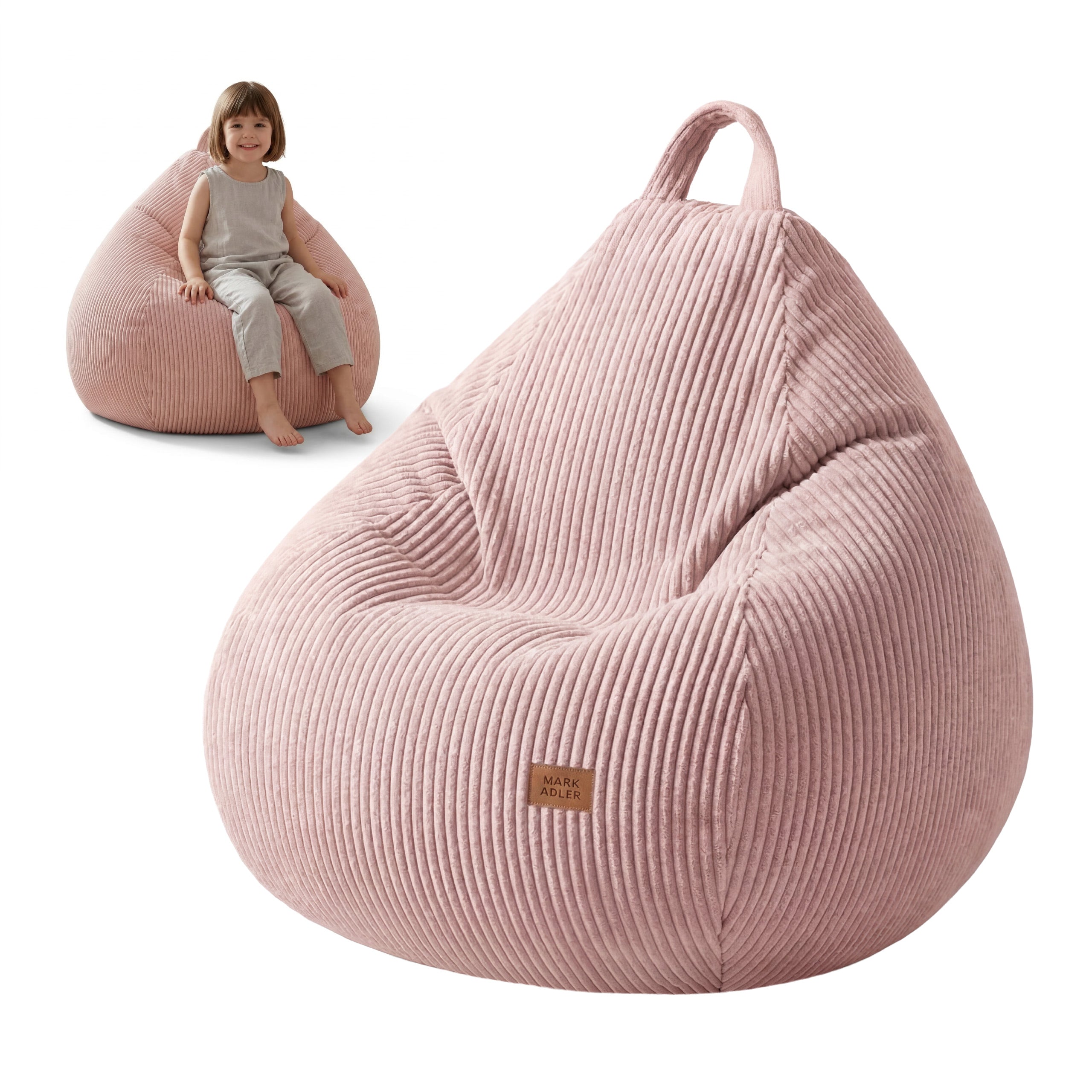 Corduroy buidel grijs Mark Adler Comfy 1.0 Roze