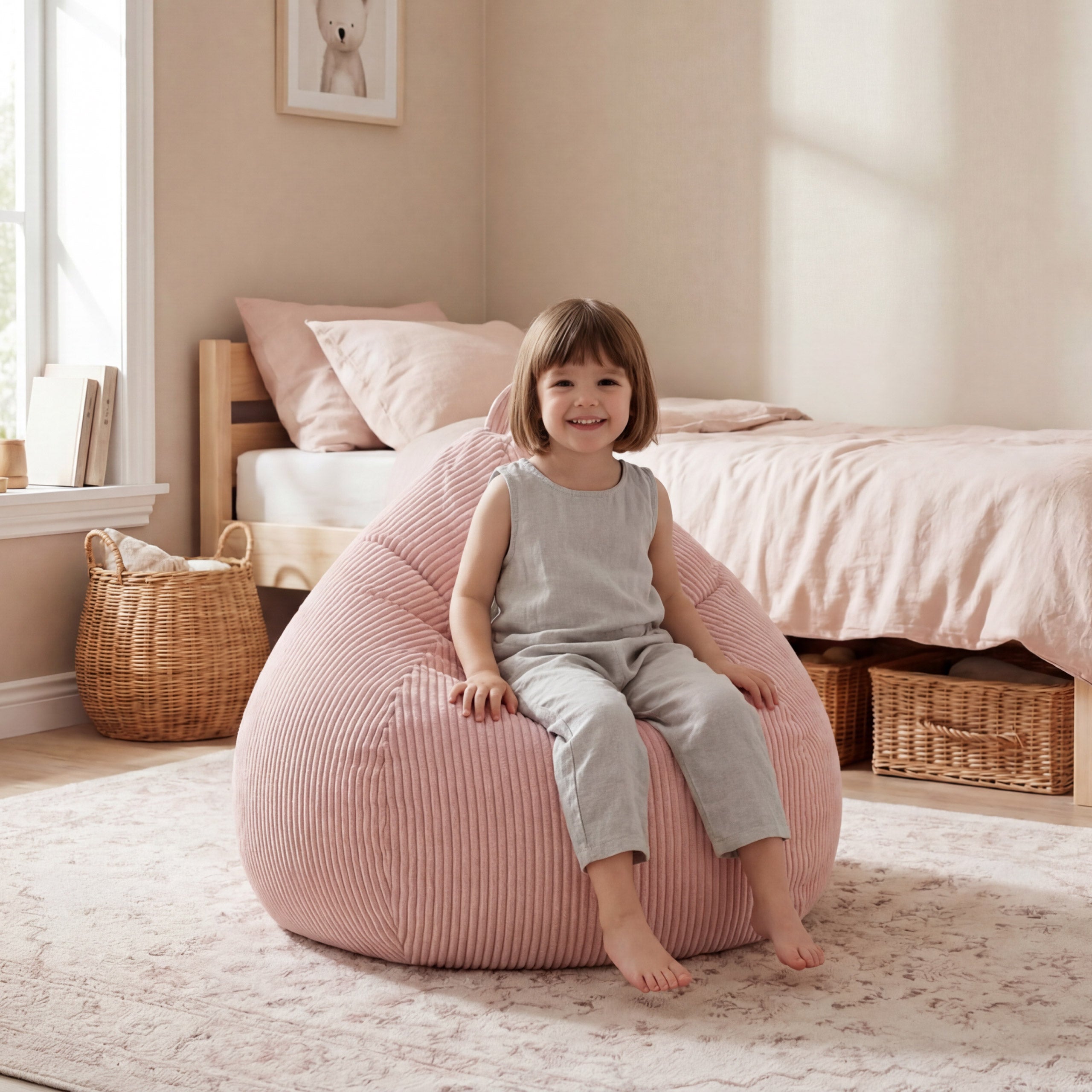 Corduroy buidel grijs Mark Adler Comfy 1.0 Roze