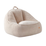 Corduroy poef stoel met rugleuning Mark Adler Comfy 4.0 Beige