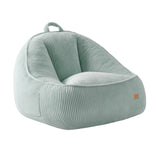 Corduroy poef stoel met rugleuning Mark Adler Comfy 4.0 Sage