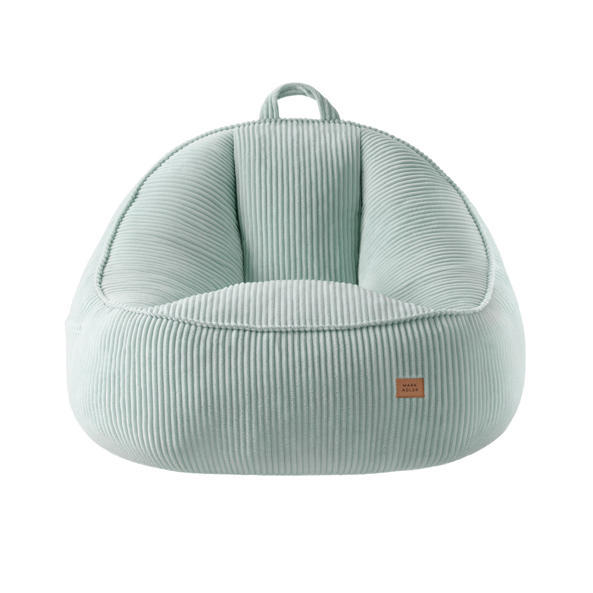 Corduroy poef stoel met rugleuning Mark Adler Comfy 4.0 Sage